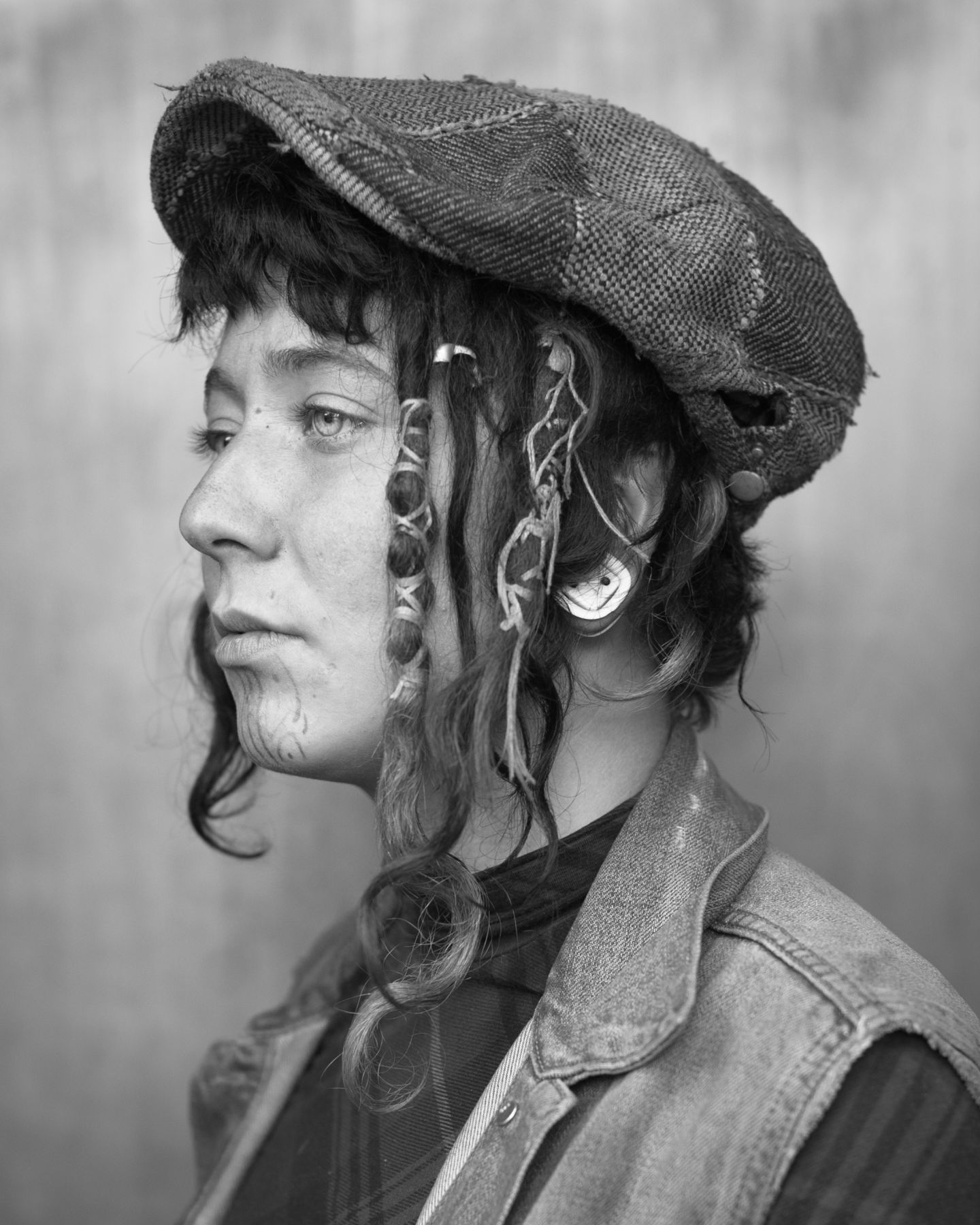Woman with cap by Michael Joseph