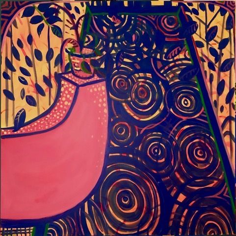 Morocco Series, 48" x 48", Acrylic On Canvas