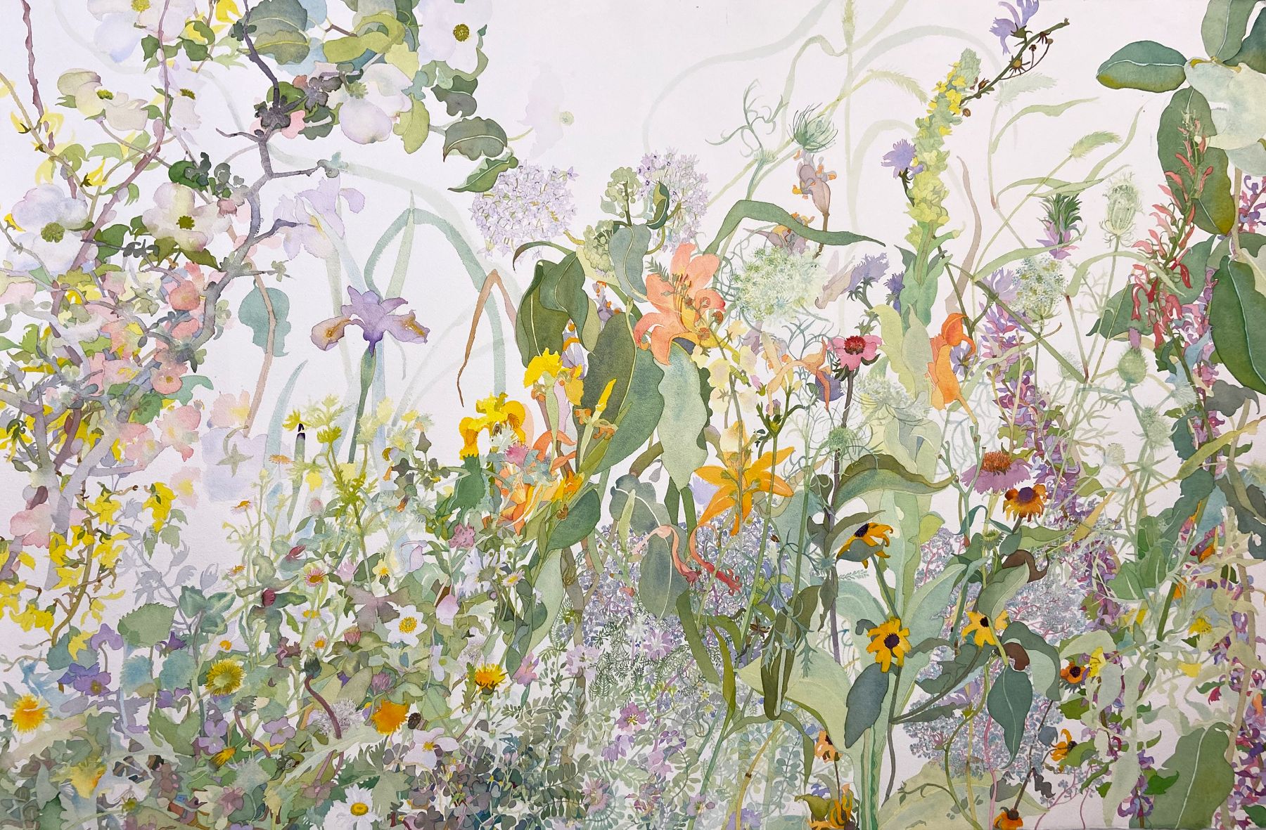Joan Becker, Finally Spring, Watercolor