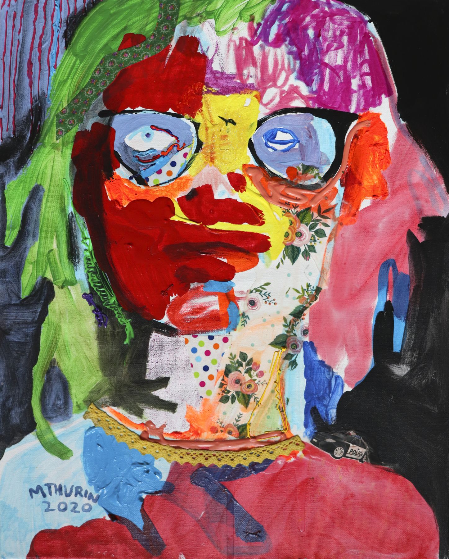SP 2020, 20" x 16", Acrylic On Canvas