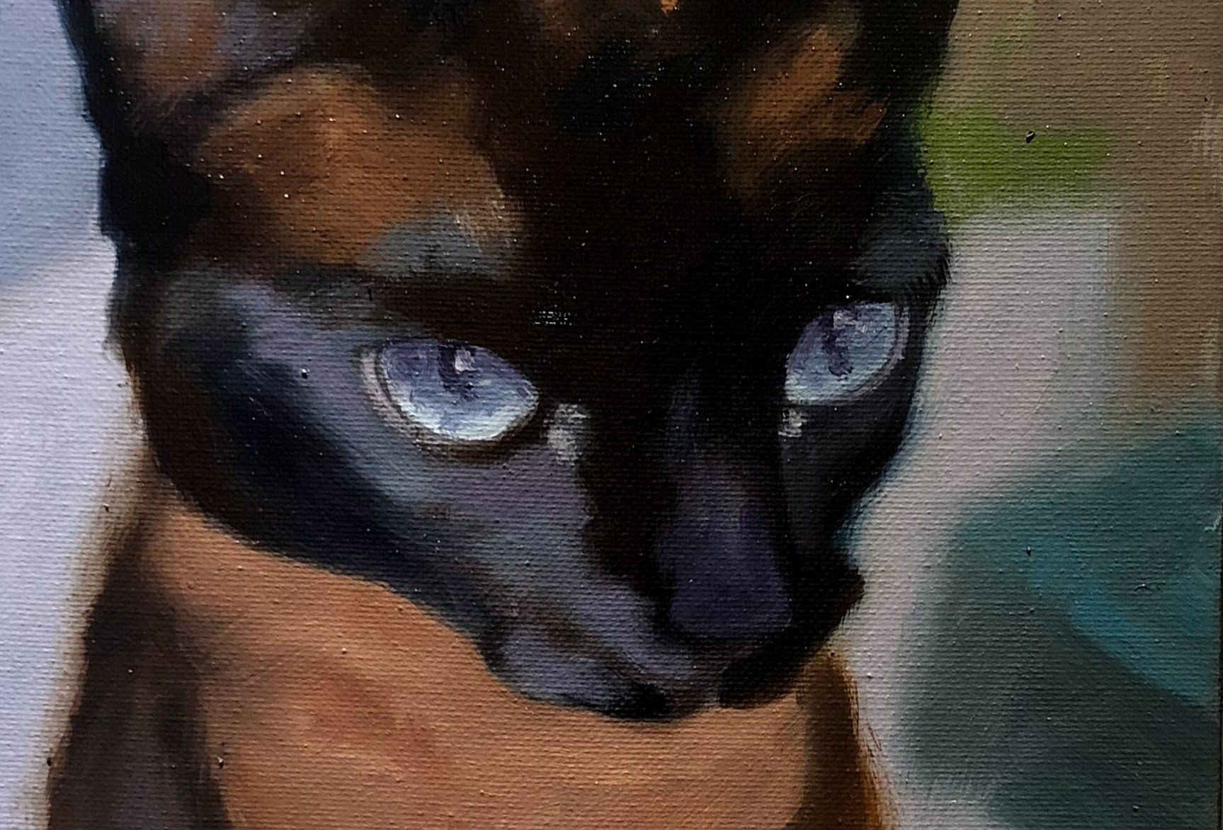 Midnight (Detail), 10" x 8", Oil On Canvas