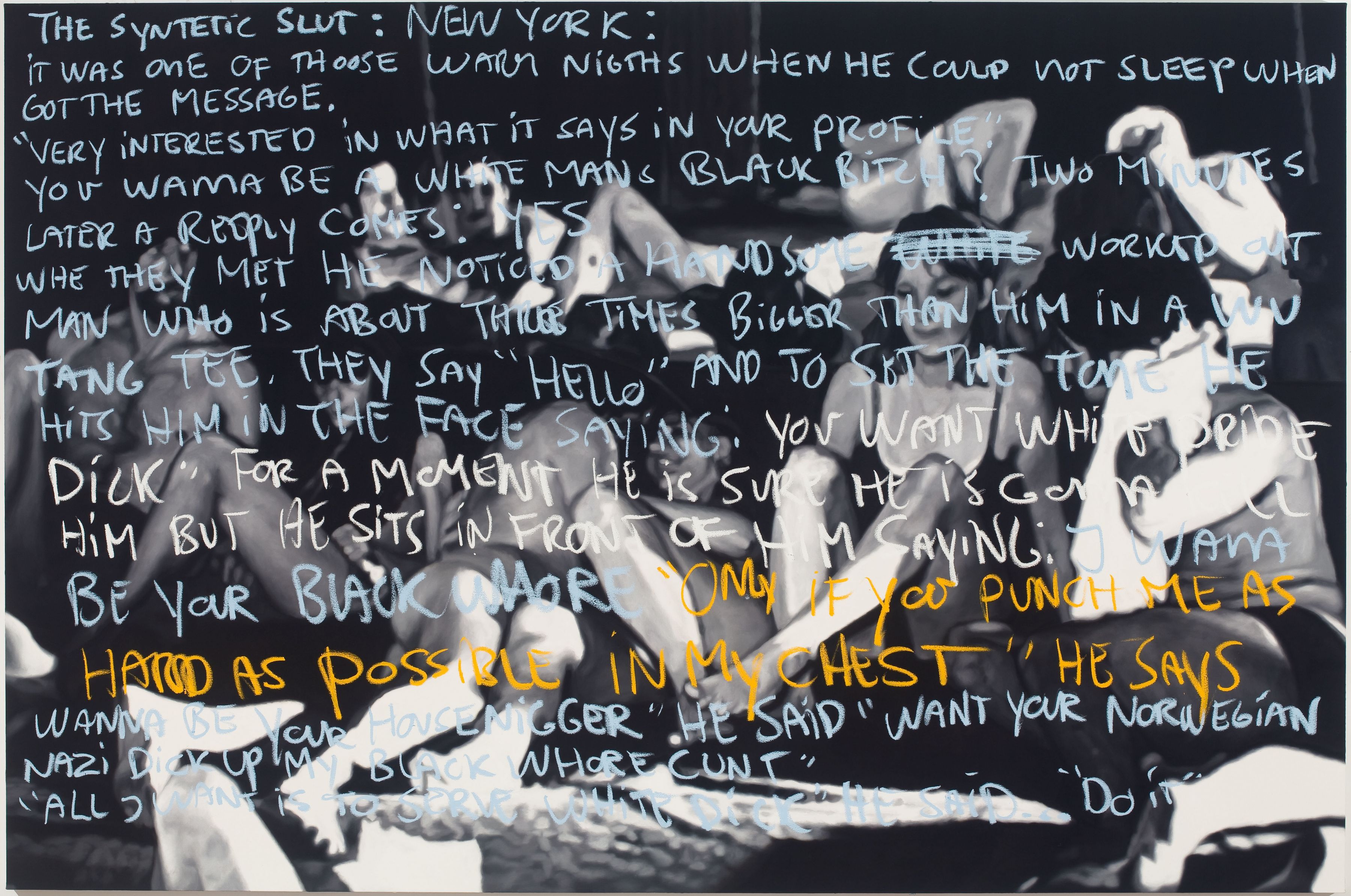 Untitled, 2010, oil on canvas, 78 x 118 x 2 inches