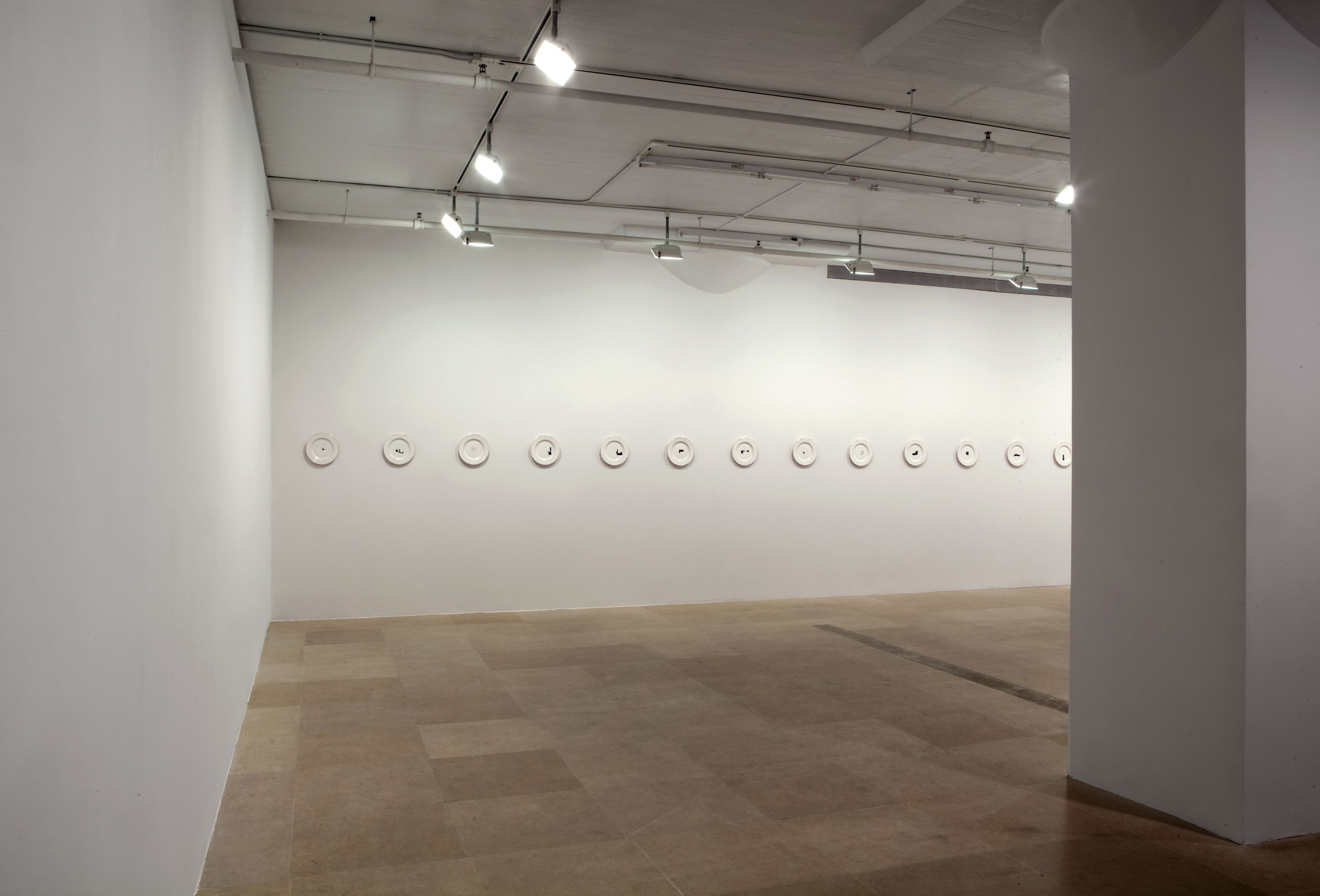 John Knight, Installation view, Autotypes, a work in situ, Greene Naftali, New York, 2011