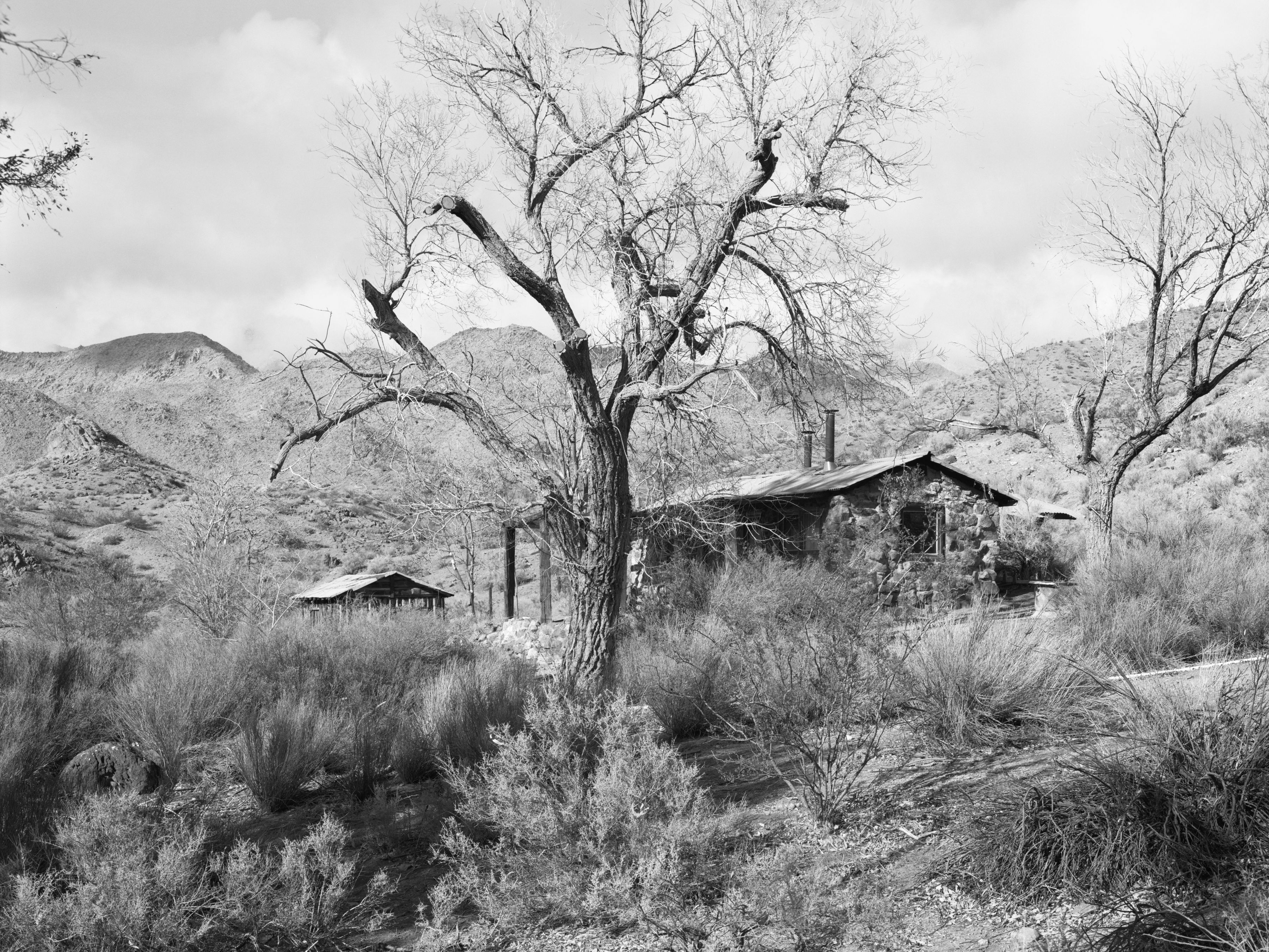 Joachim Koester, Barker Ranch, 2006, Suite of four Selenium toned silver gelatin prints, 20 x 24 inches