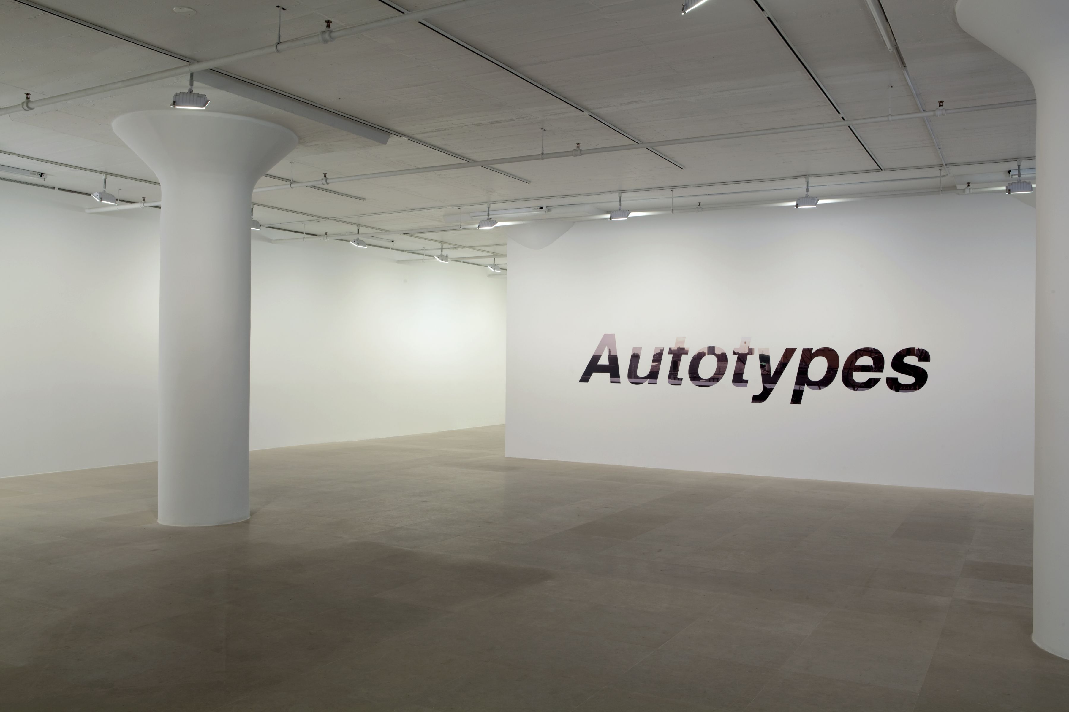 John Knight, Installation view, Autotypes, a work in situ, Greene Naftali, New York, 2011
