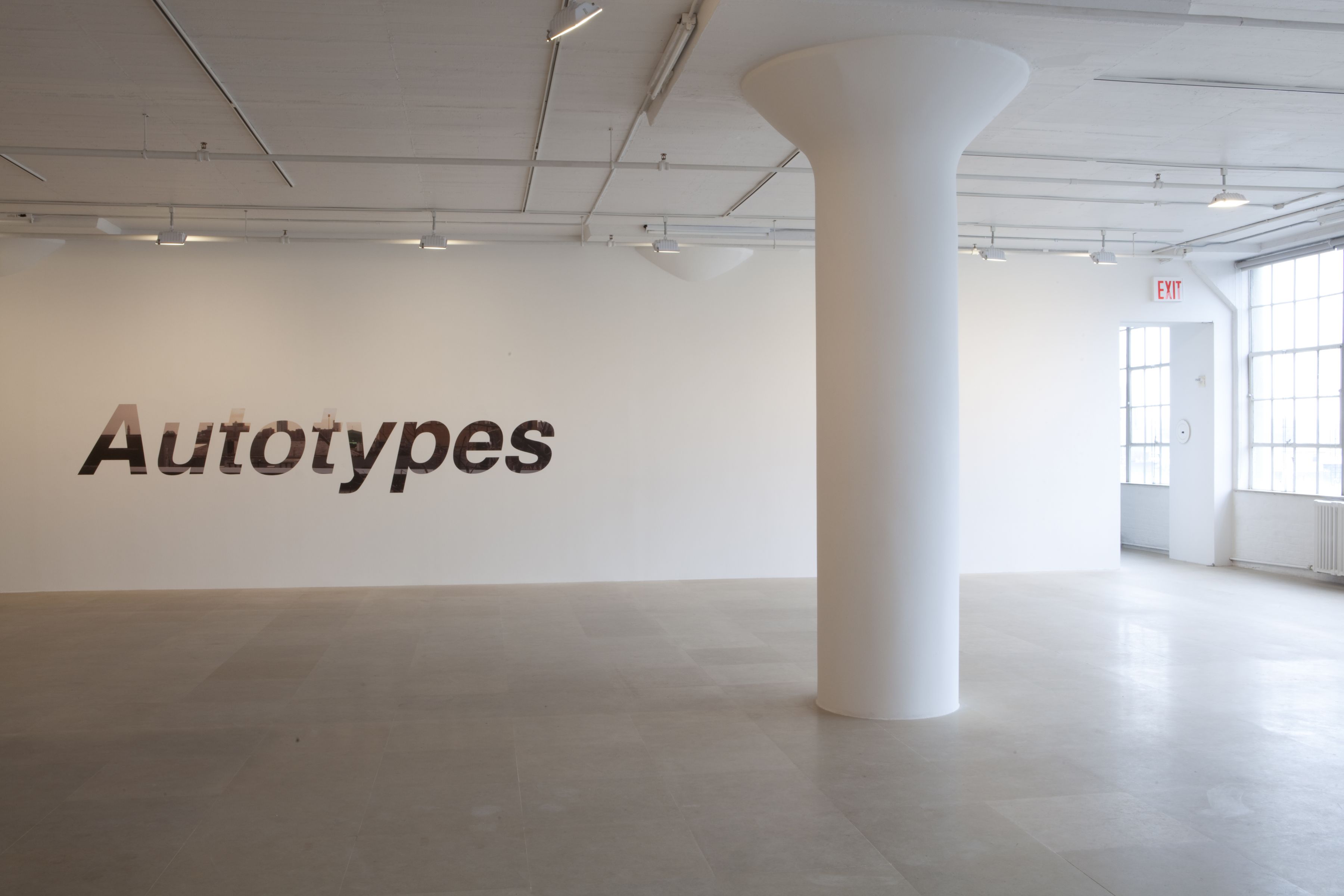 John Knight, Installation view, Autotypes, a work in situ, Greene Naftali, New York, 2011