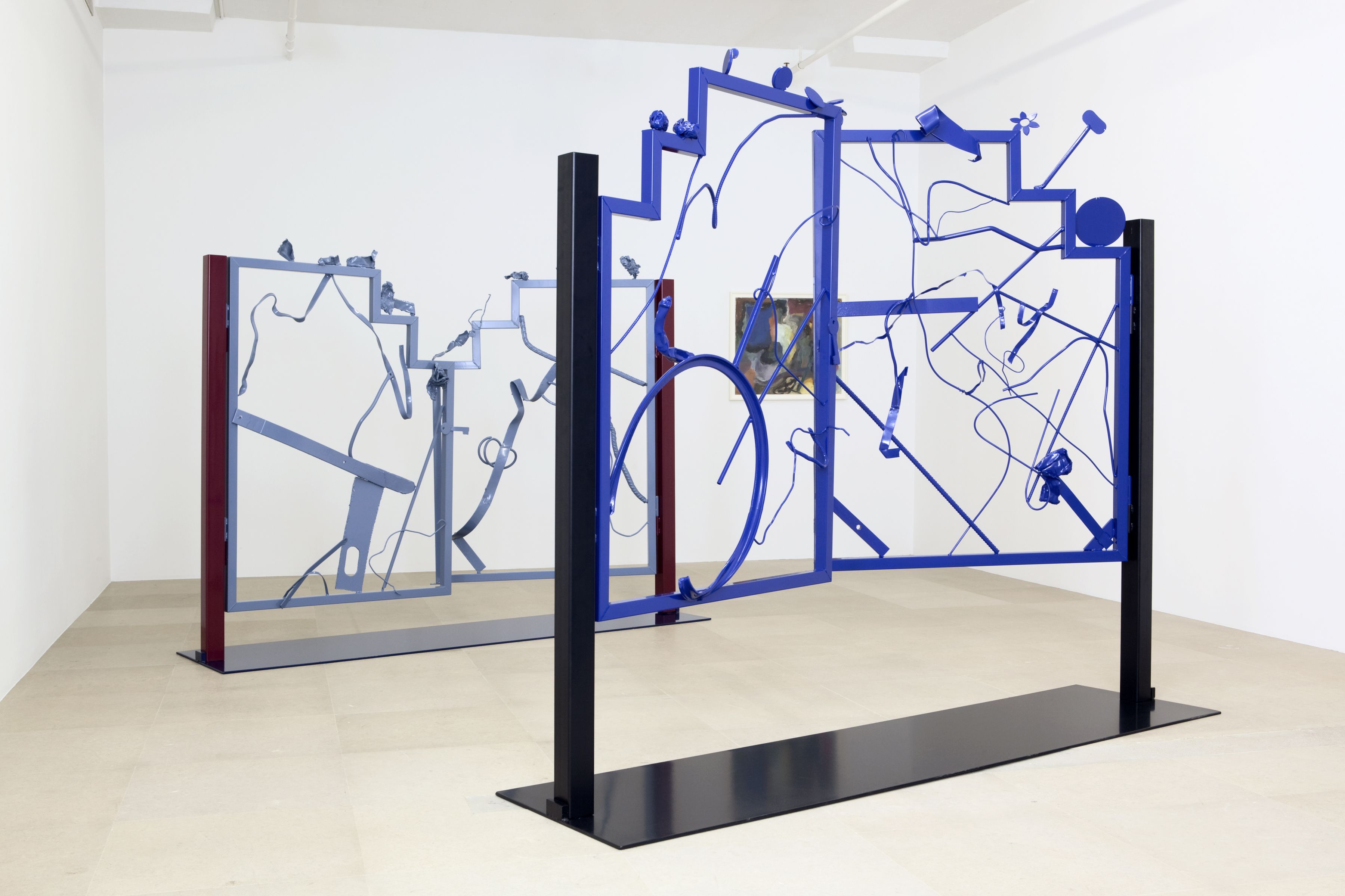 Ida Ekblad, Installation view, Greene Naftali, New York, 2011