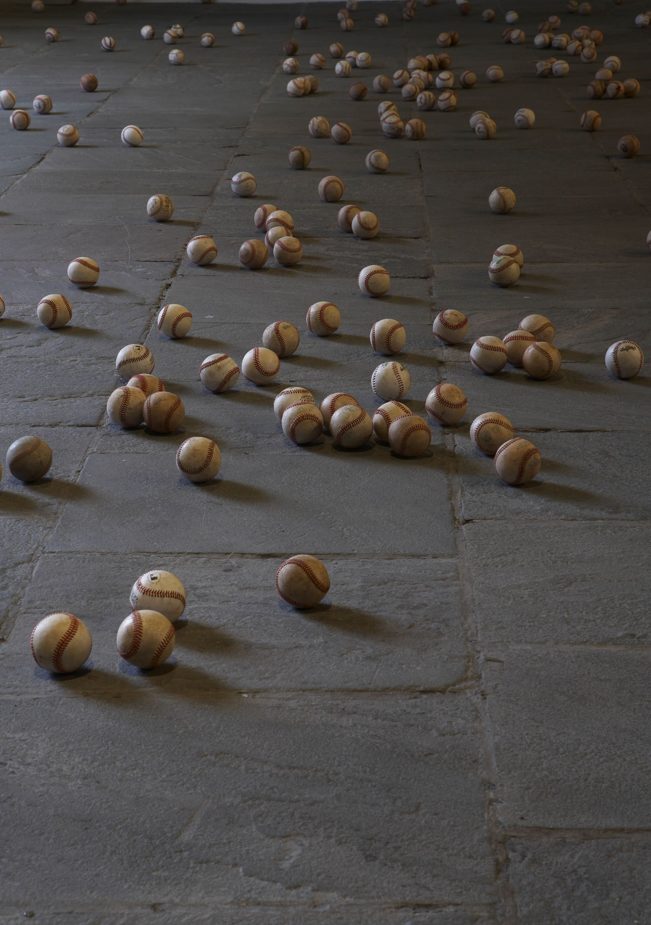 Lutz Bacher, Baseballs II, 2011