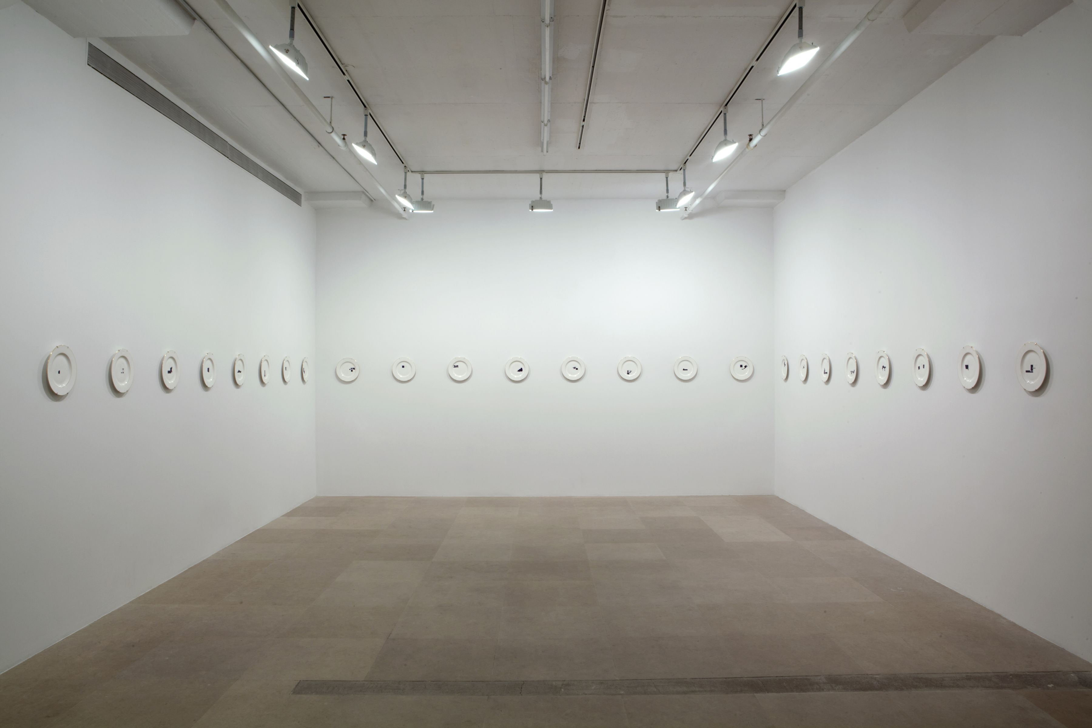 John Knight, Installation view, Autotypes, a work in situ, Greene Naftali, New York, 2011