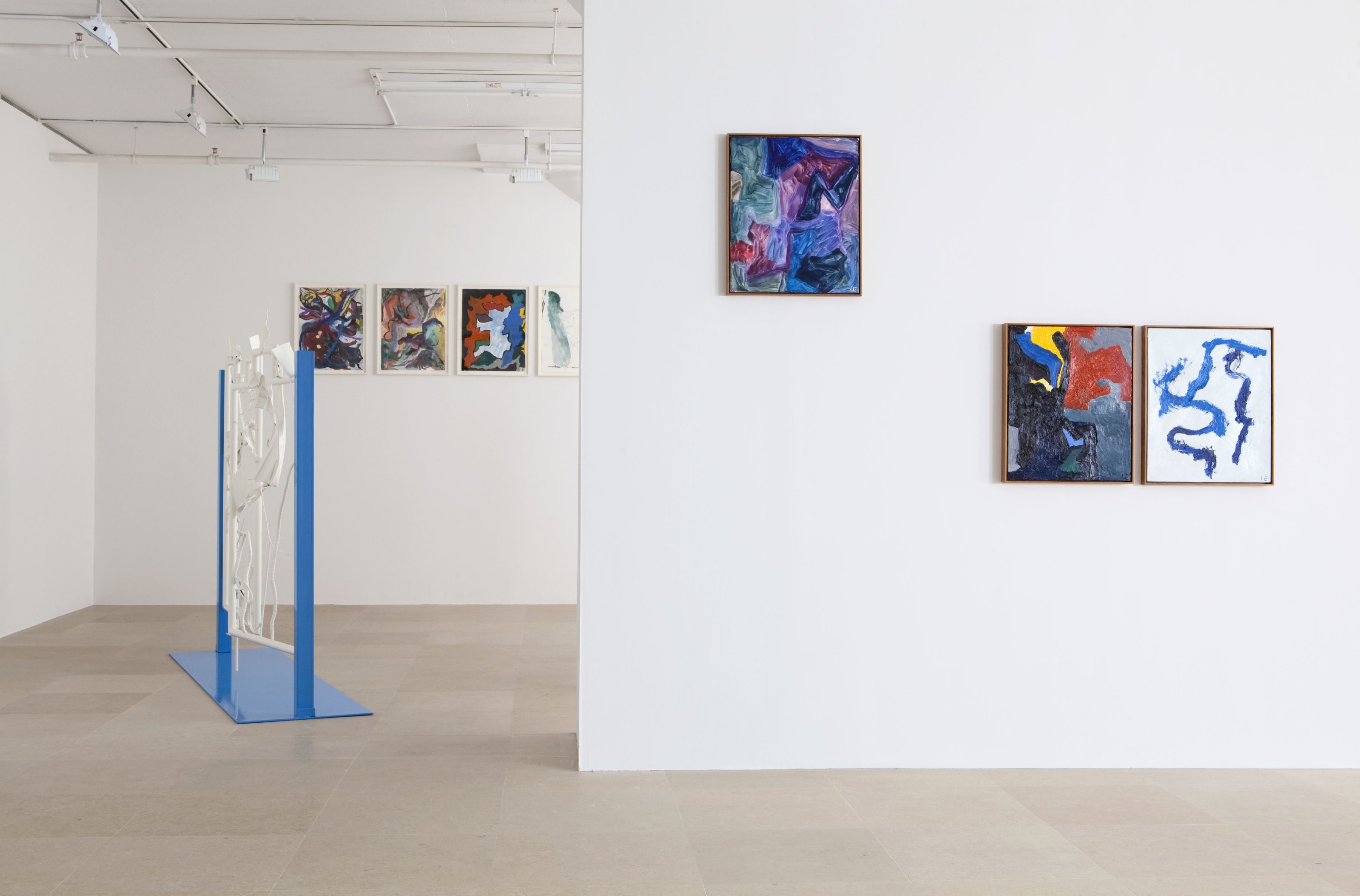 Ida Ekblad, Installation view, Greene Naftali, New York, 2011