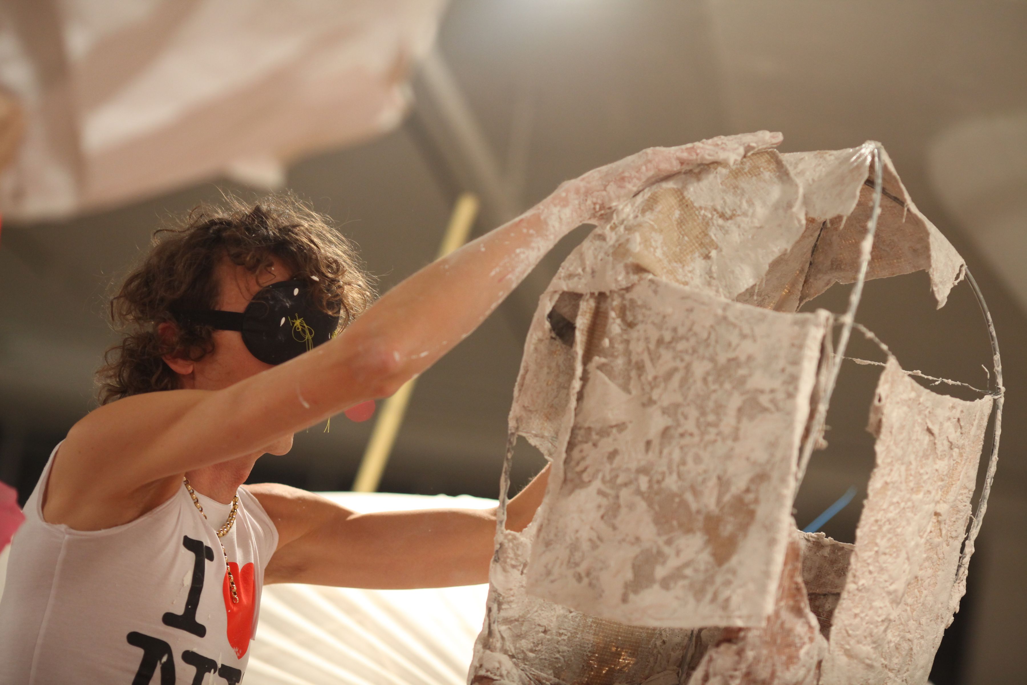Blind Sculpture, Performance view, Greene Naftali, New York, 2010