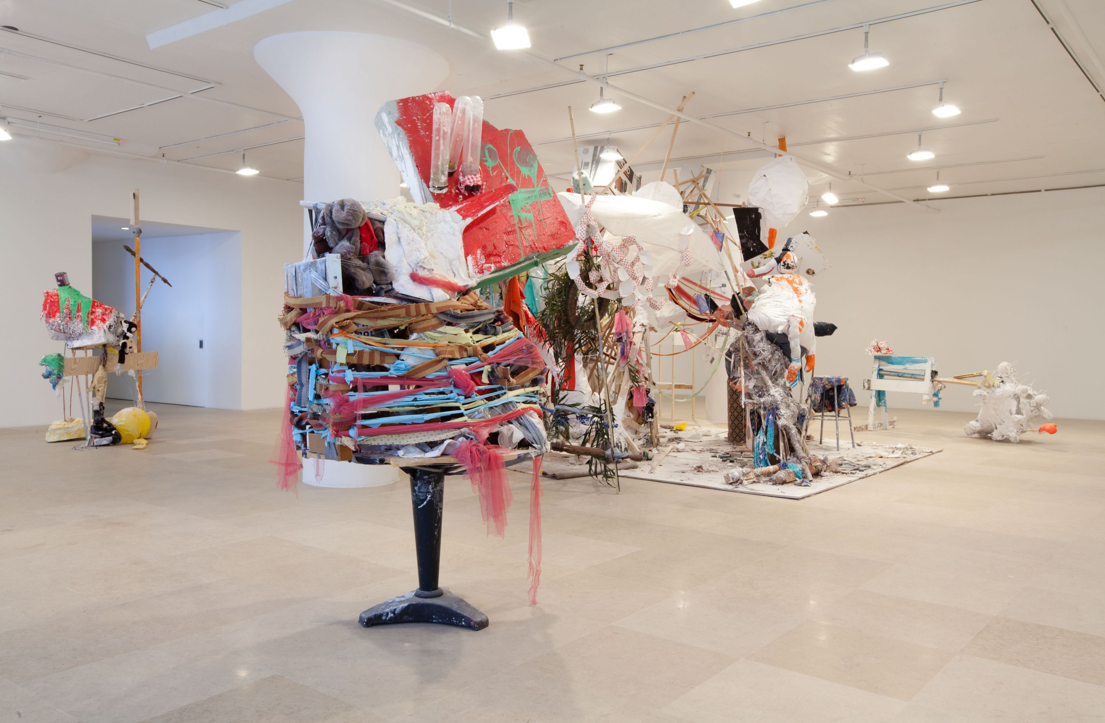 Gelitin, Installation view, Blind Sculpture, Greene Naftali, New York, 2010