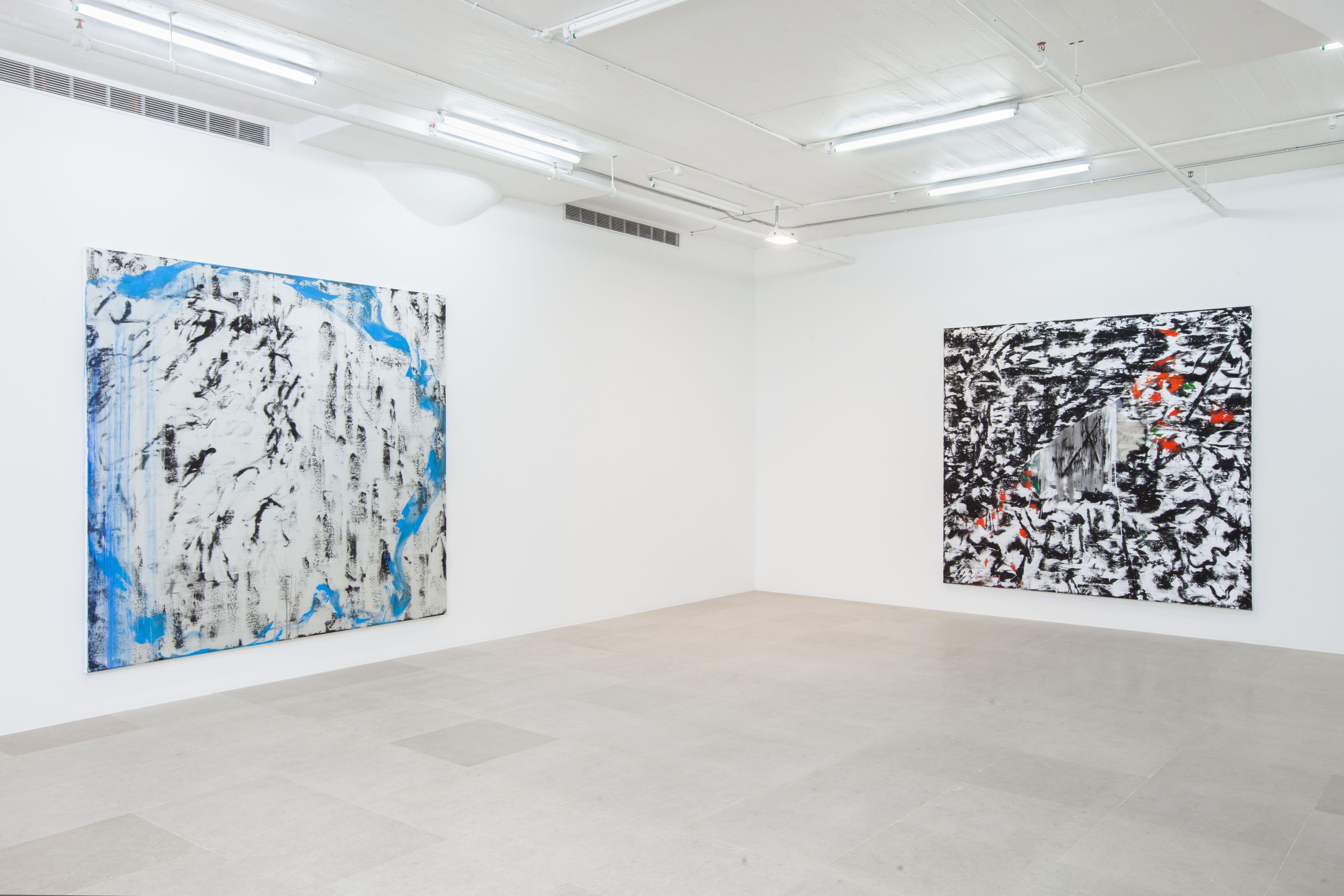 Jacqueline Humphries, Installation view, Greene Naftali, New York, 2012