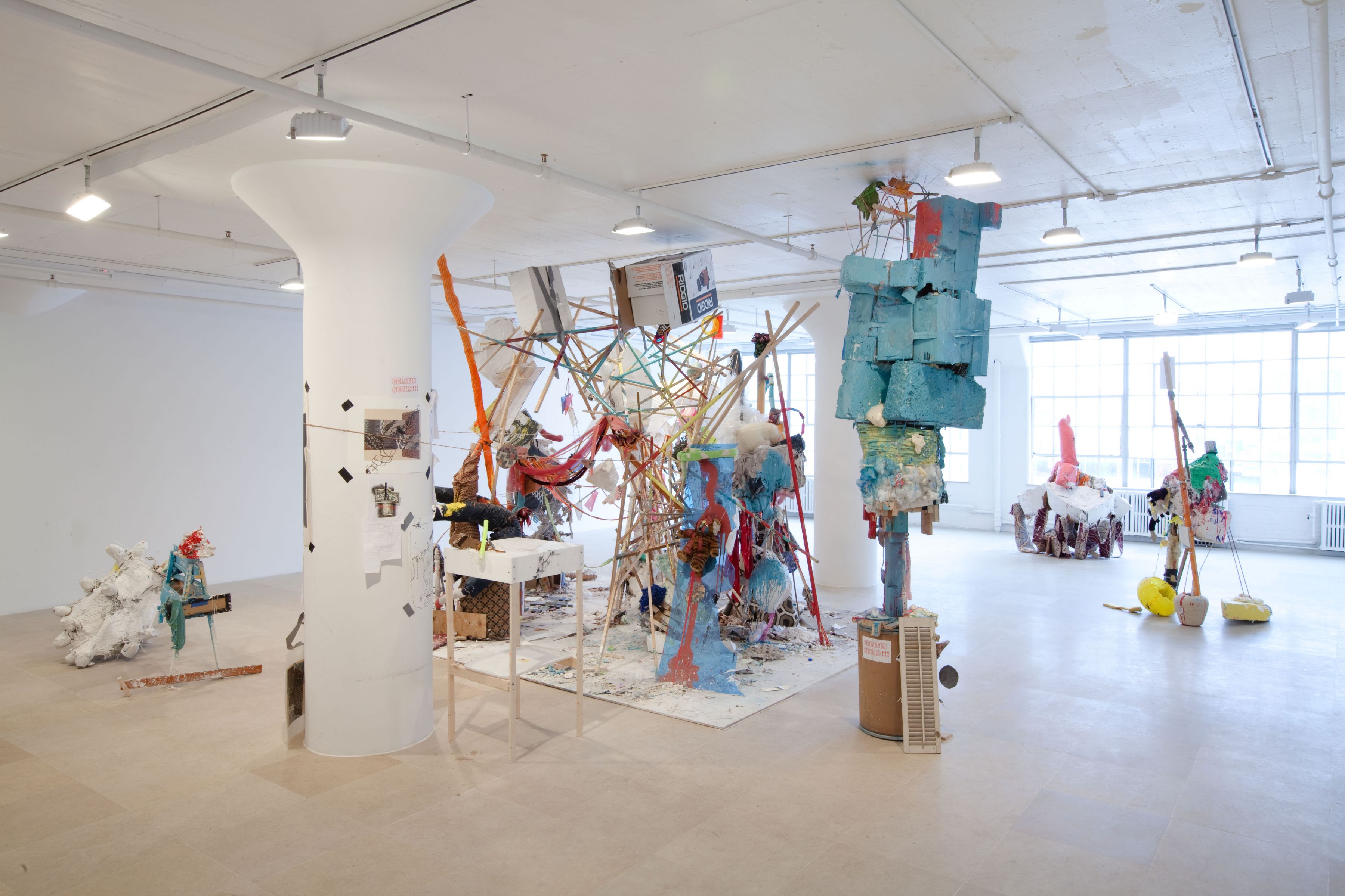 Installation view, Blind Sculpture, Greene Naftali, New York, 2010