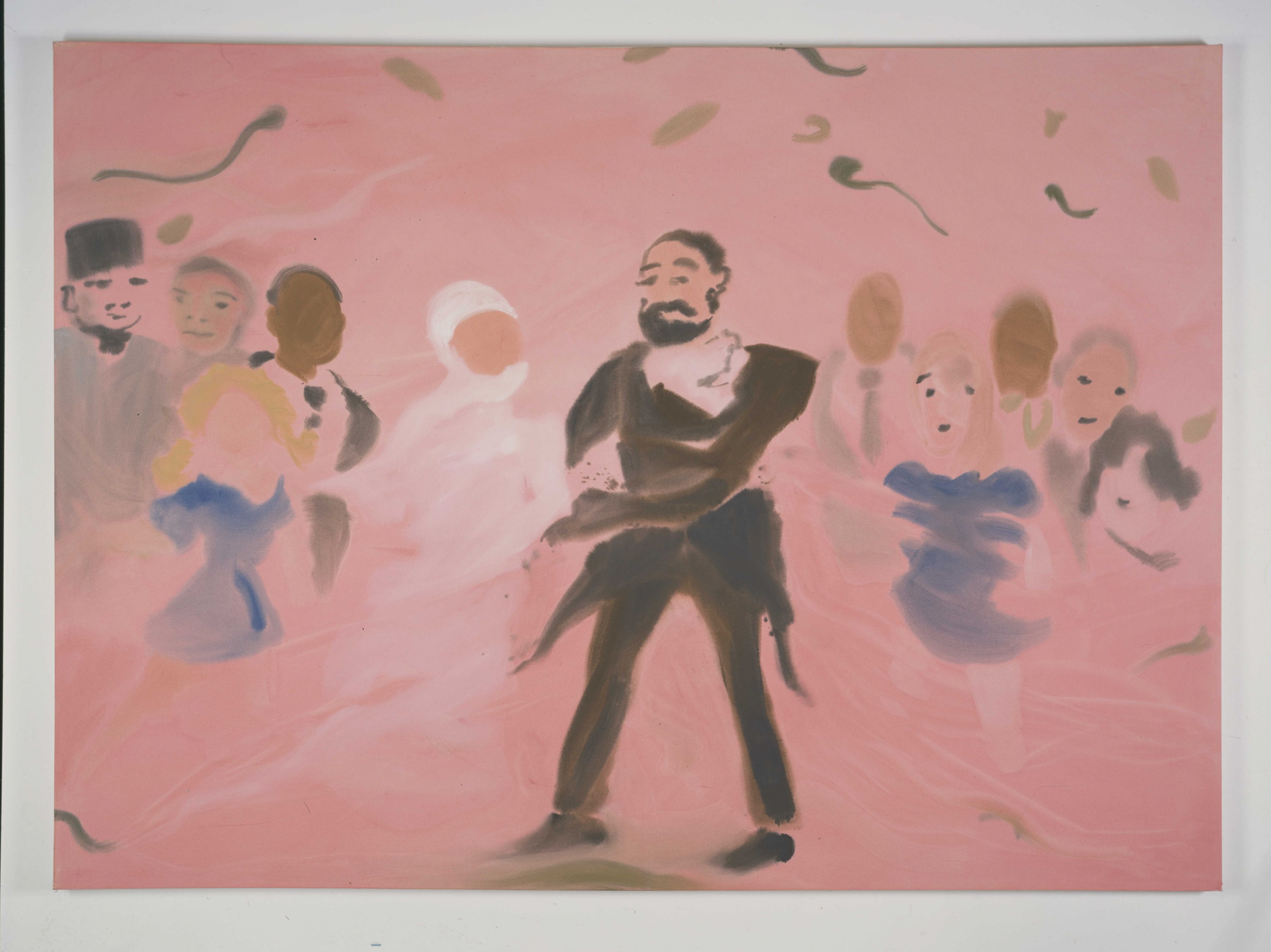 Sophie von Hellermann, Untitled (Wedding), 2003, acrylic on canvas, 80.71 x 112.2 inches