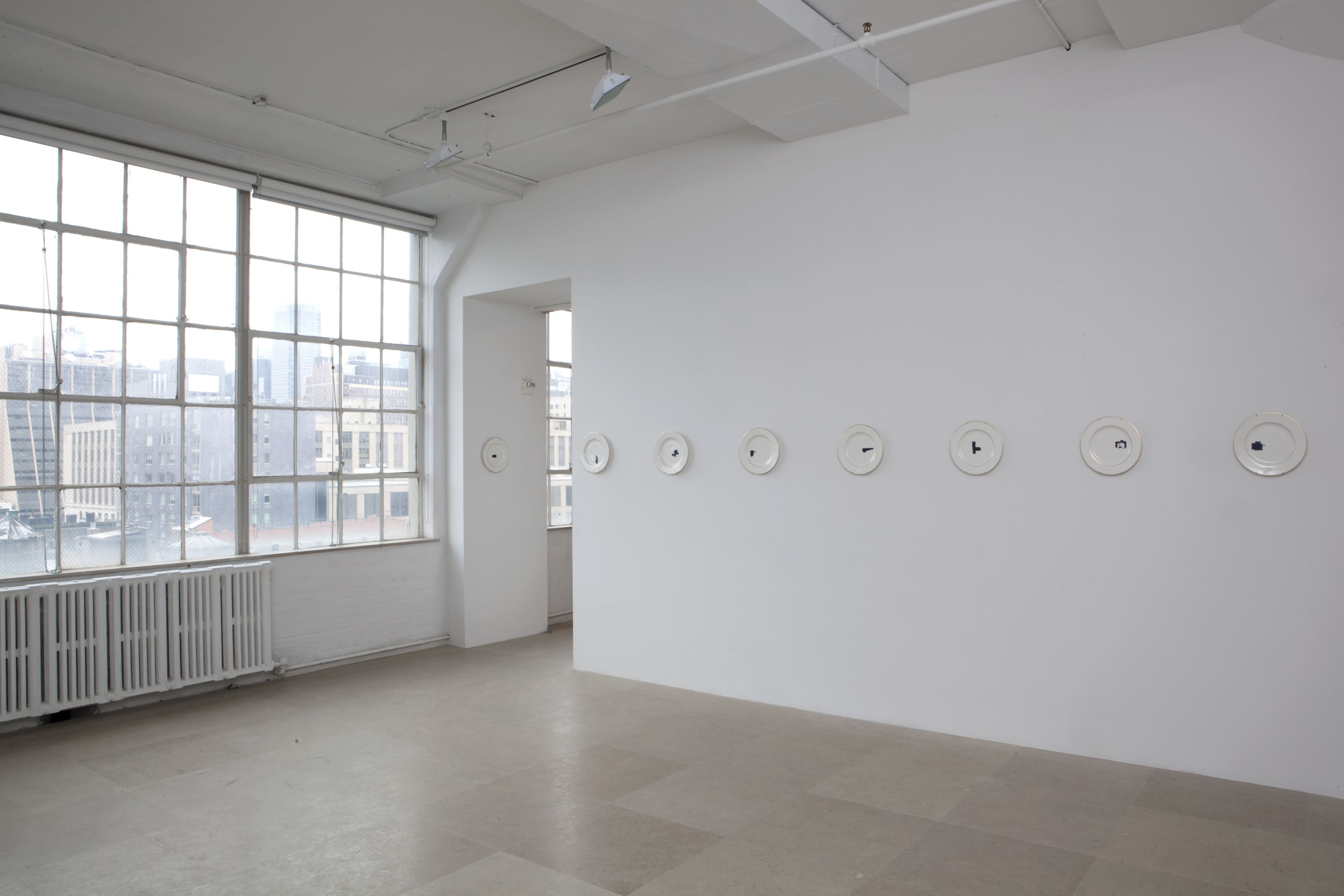 John Knight, Installation view, Autotypes, a work in situ, Greene Naftali, New York, 2011