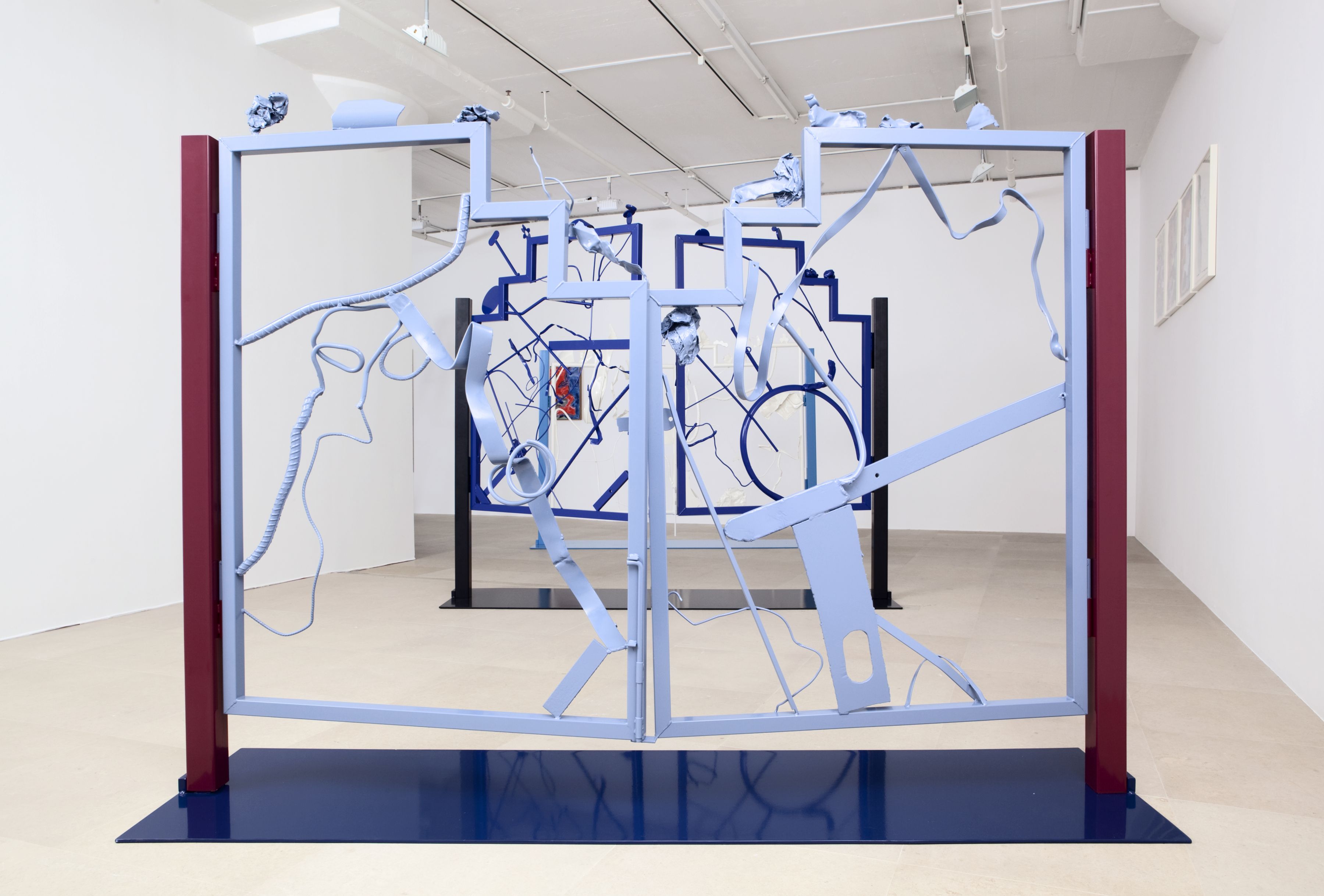 Ida Ekblad, Installation view, Greene Naftali, New York, 2011