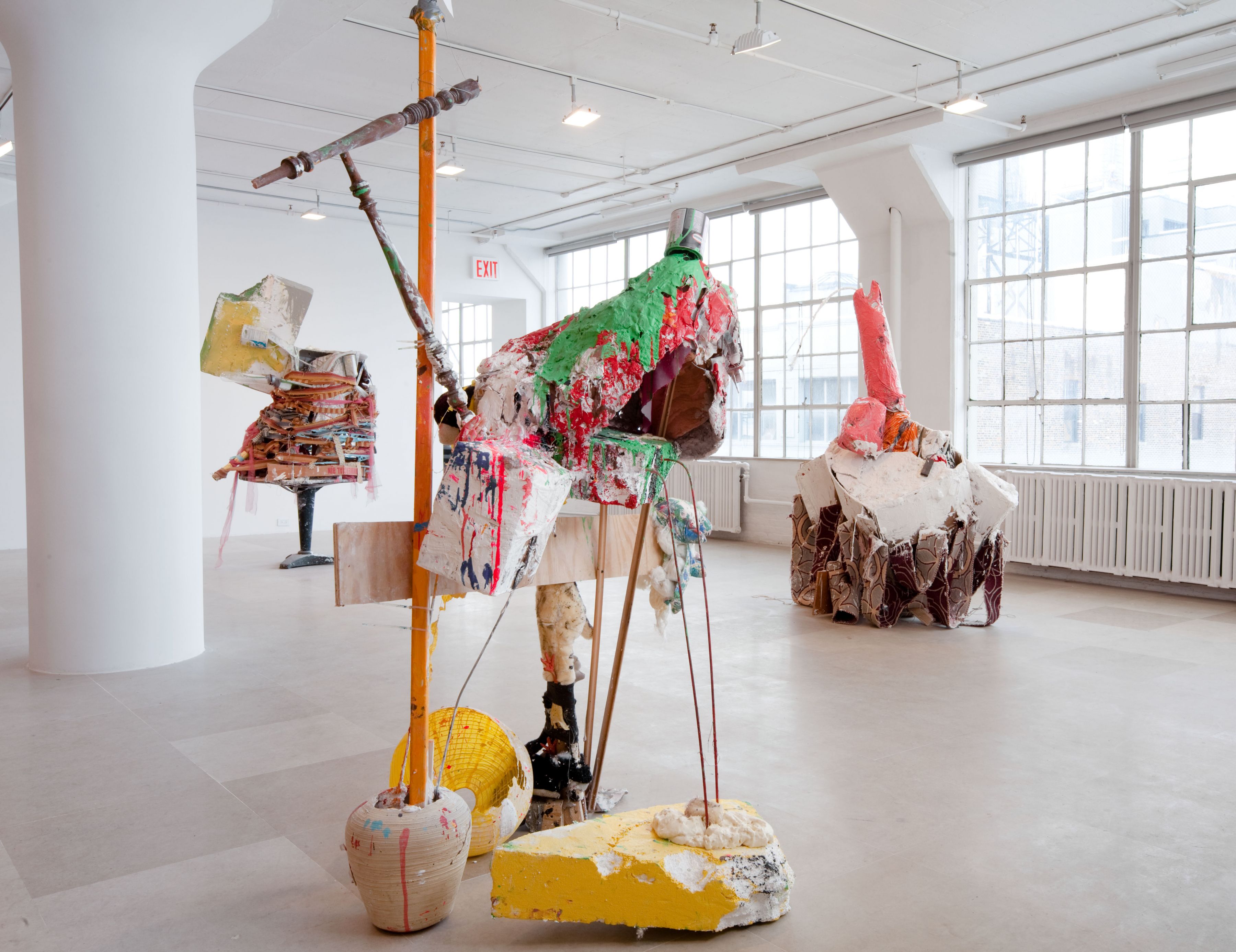 Installation view, Blind Sculpture, Greene Naftali, New York, 2010