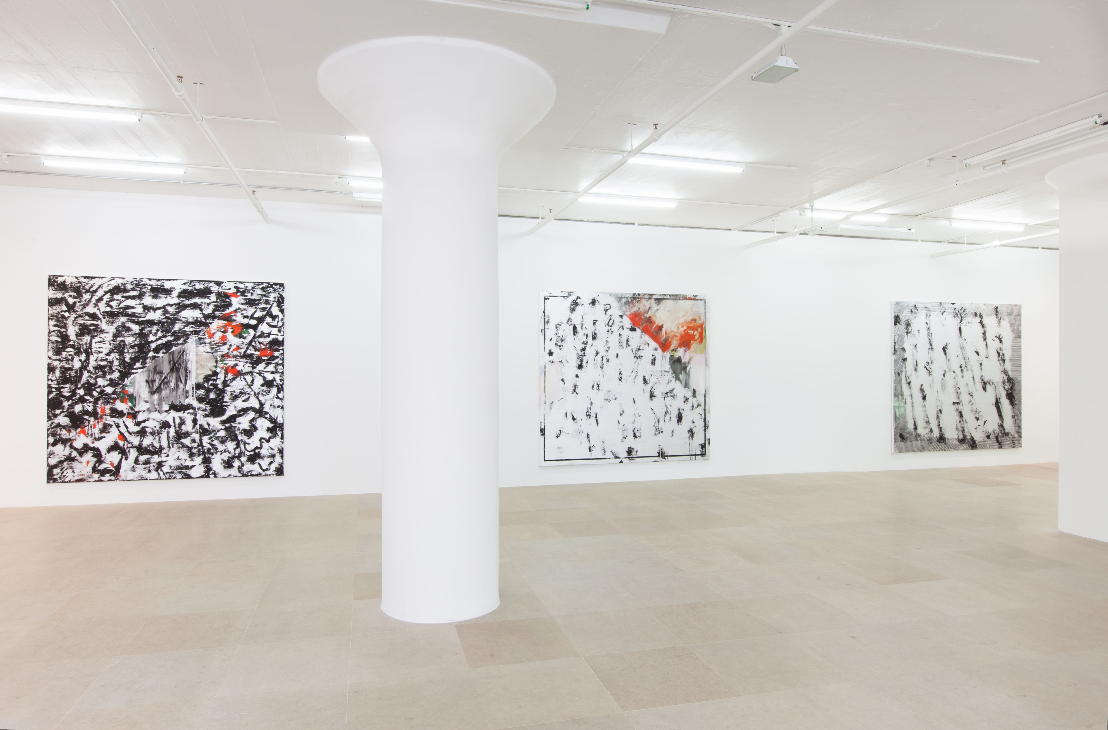 Jacqueline Humphries, Installation view, Greene Naftali, New York, 2012