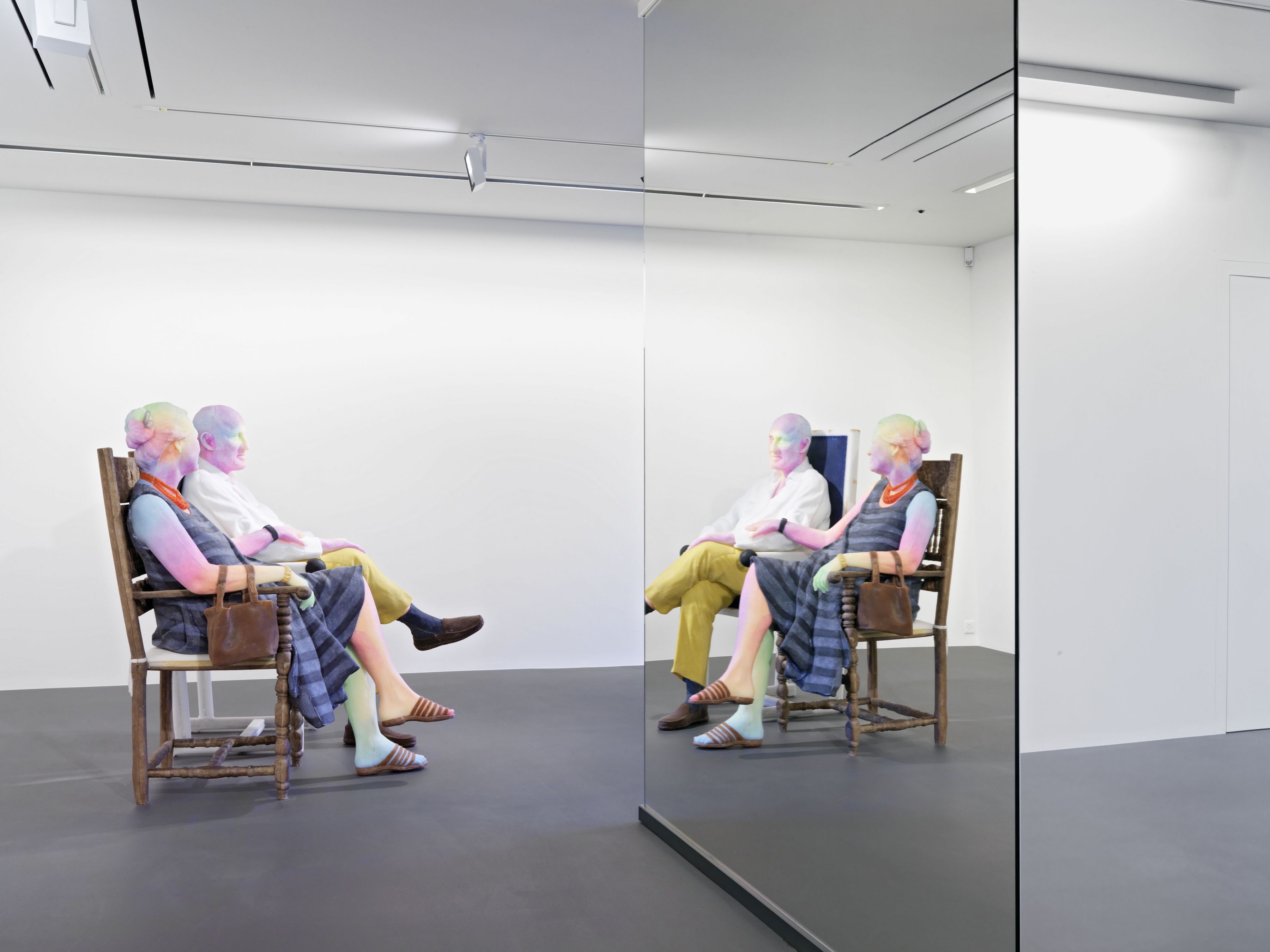 Installation view, Urs Fischer: Bruno & Yoyo, Vito Schnabel Gallery, St. Moritz, 2015