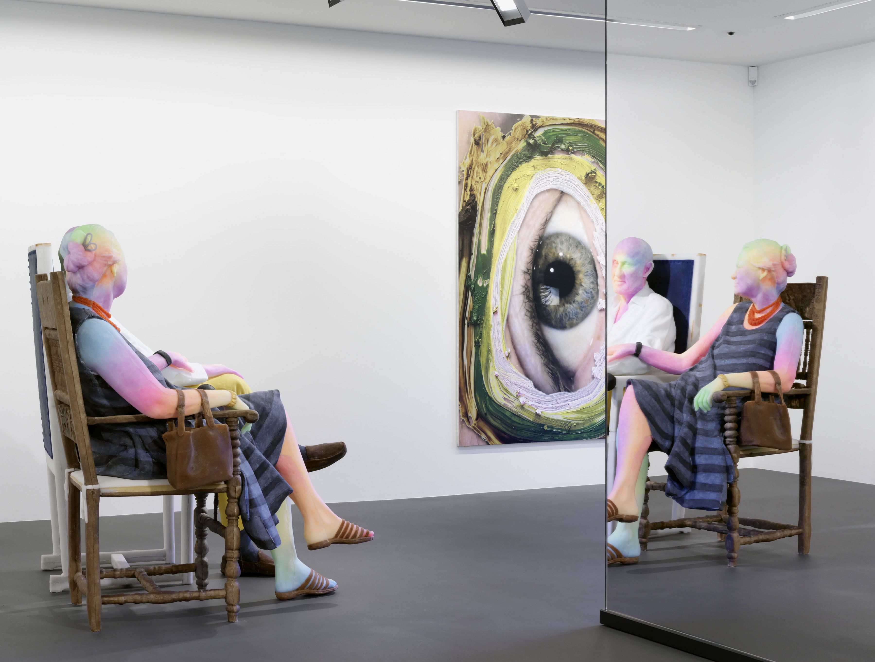 Installation view, Urs Fischer: Bruno & Yoyo, Vito Schnabel Gallery, St. Moritz, 2015