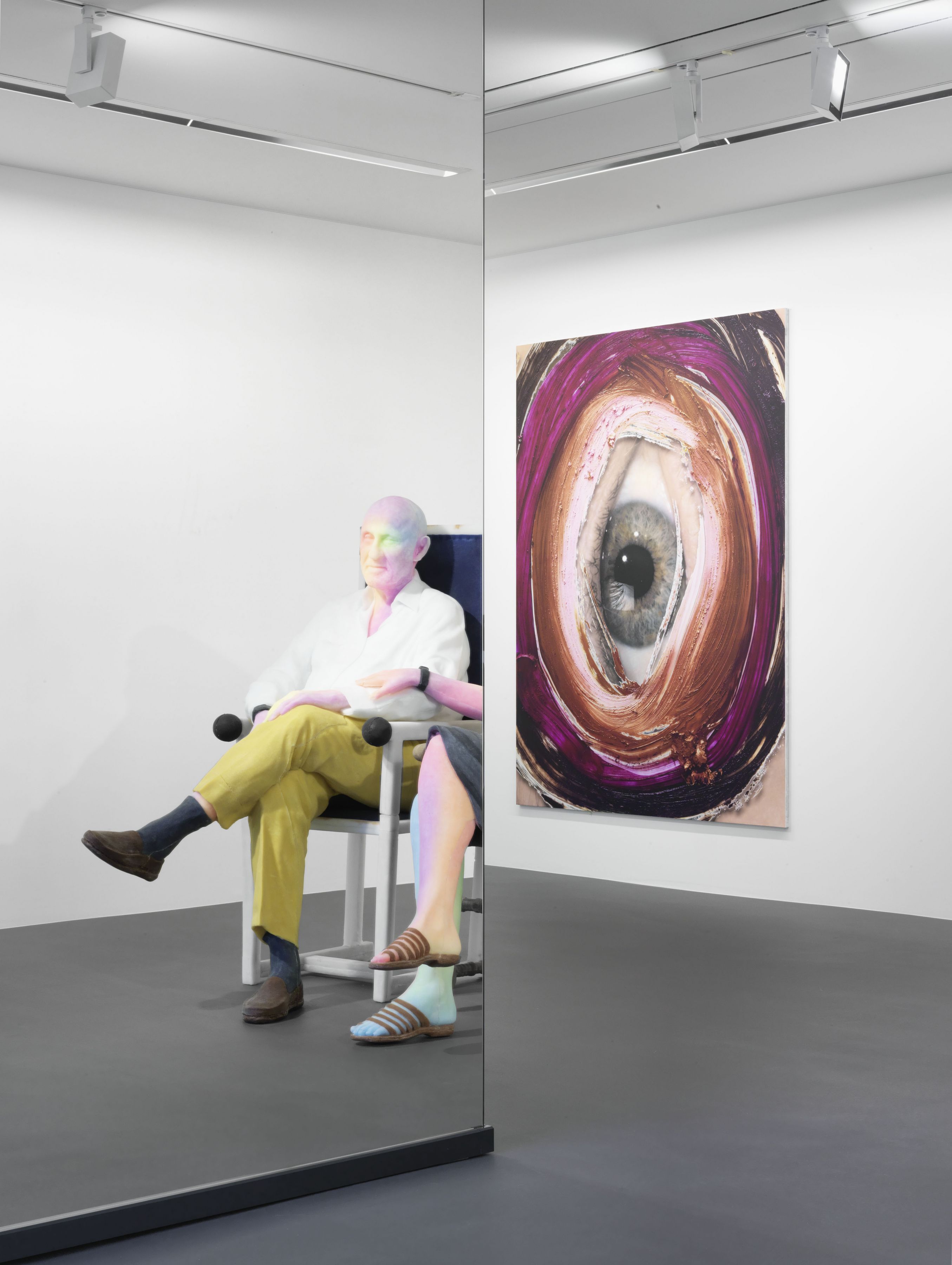 Installation view, Urs Fischer: Bruno & Yoyo, Vito Schnabel Gallery, St. Moritz, 2015