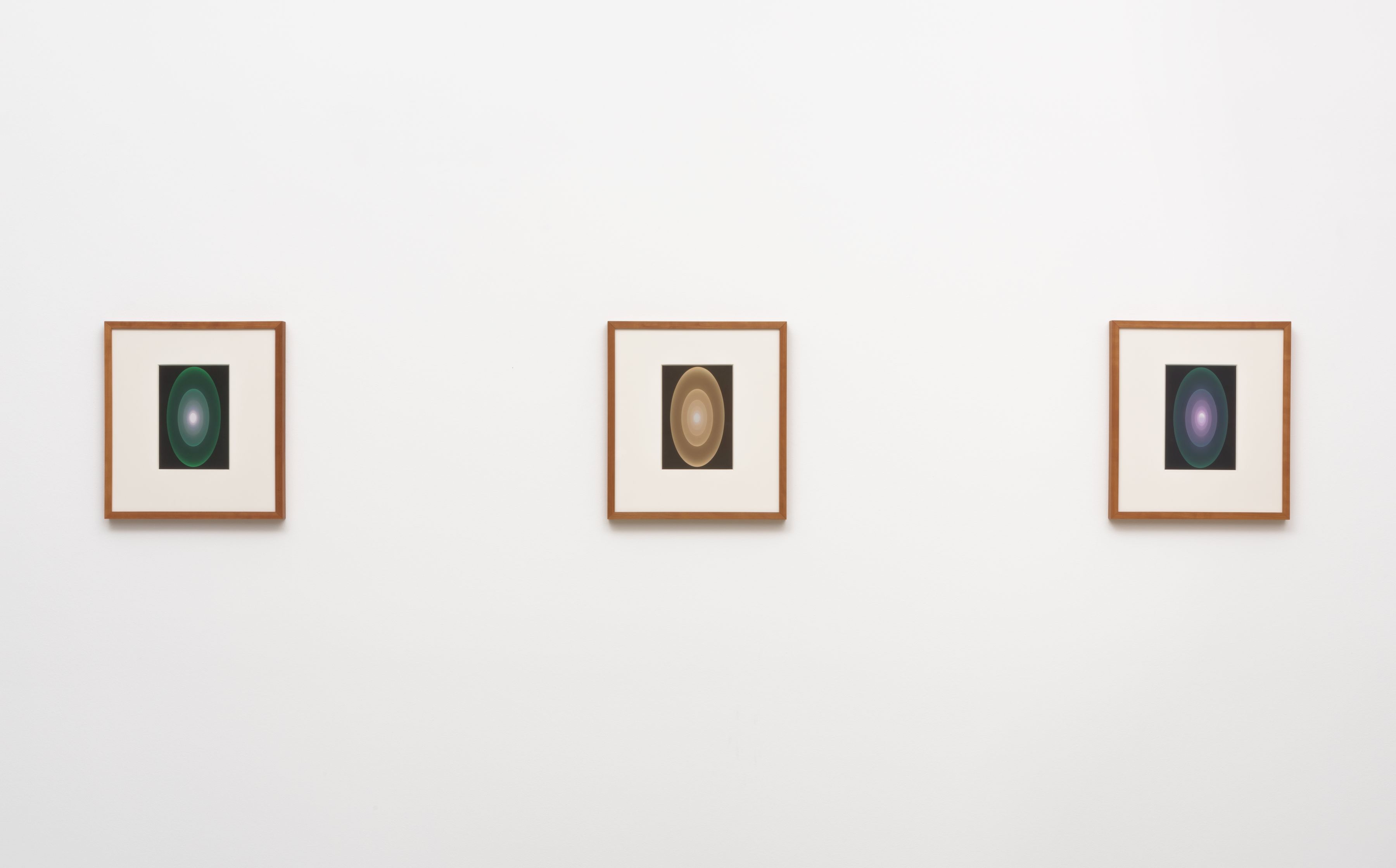 James Turrell, From the Guggenheim, Set 1, Green with Yellow, Large Vertical, 2015