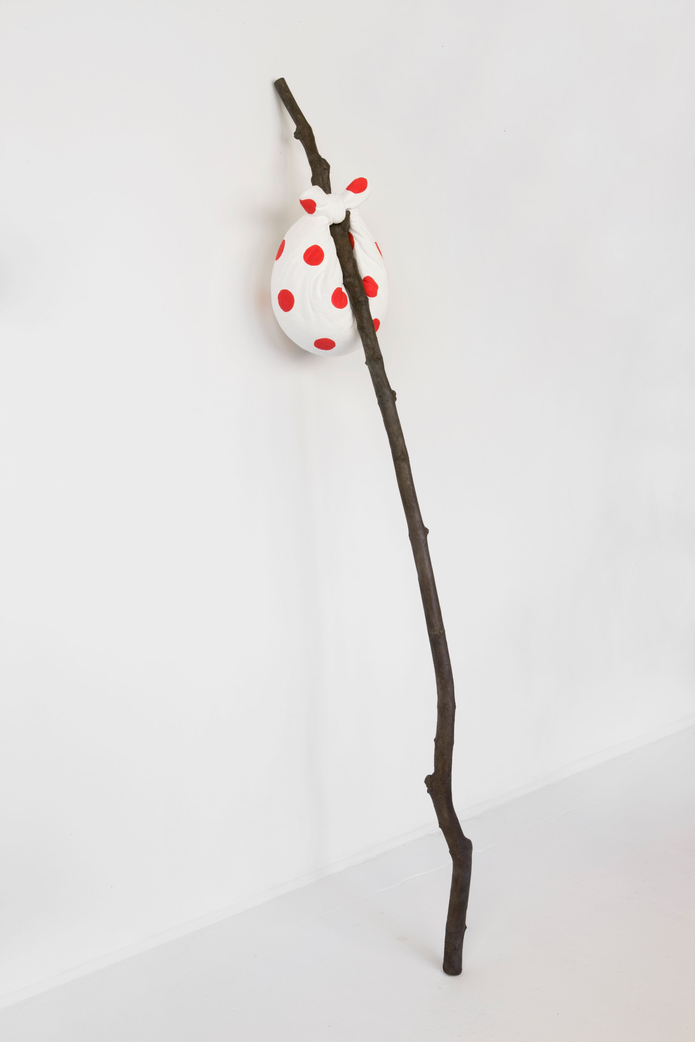 Malia Jensen Debark Patinated bronze, cast cotton paper, watercolor
