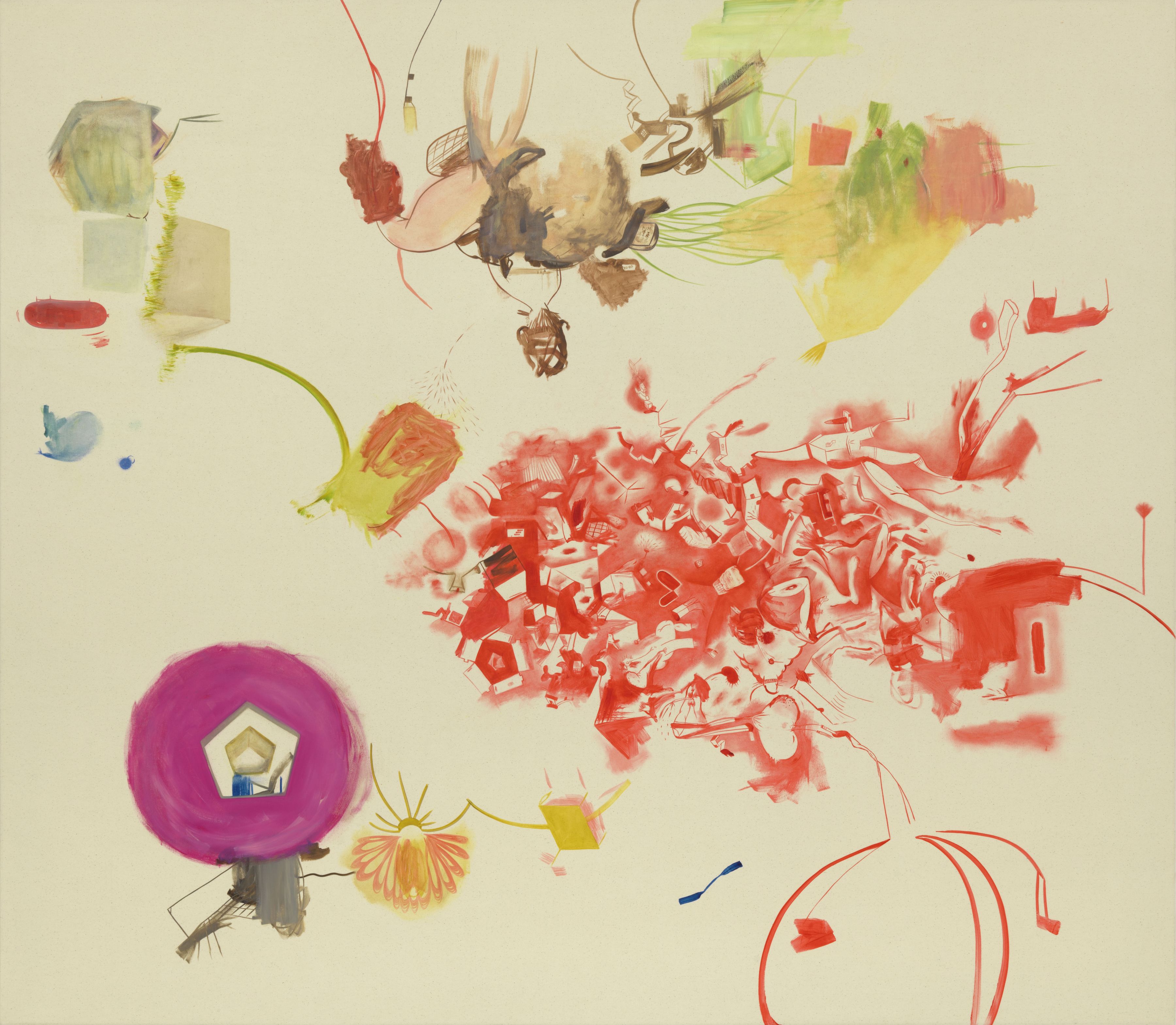 Sue Williams All Quiet, 2018