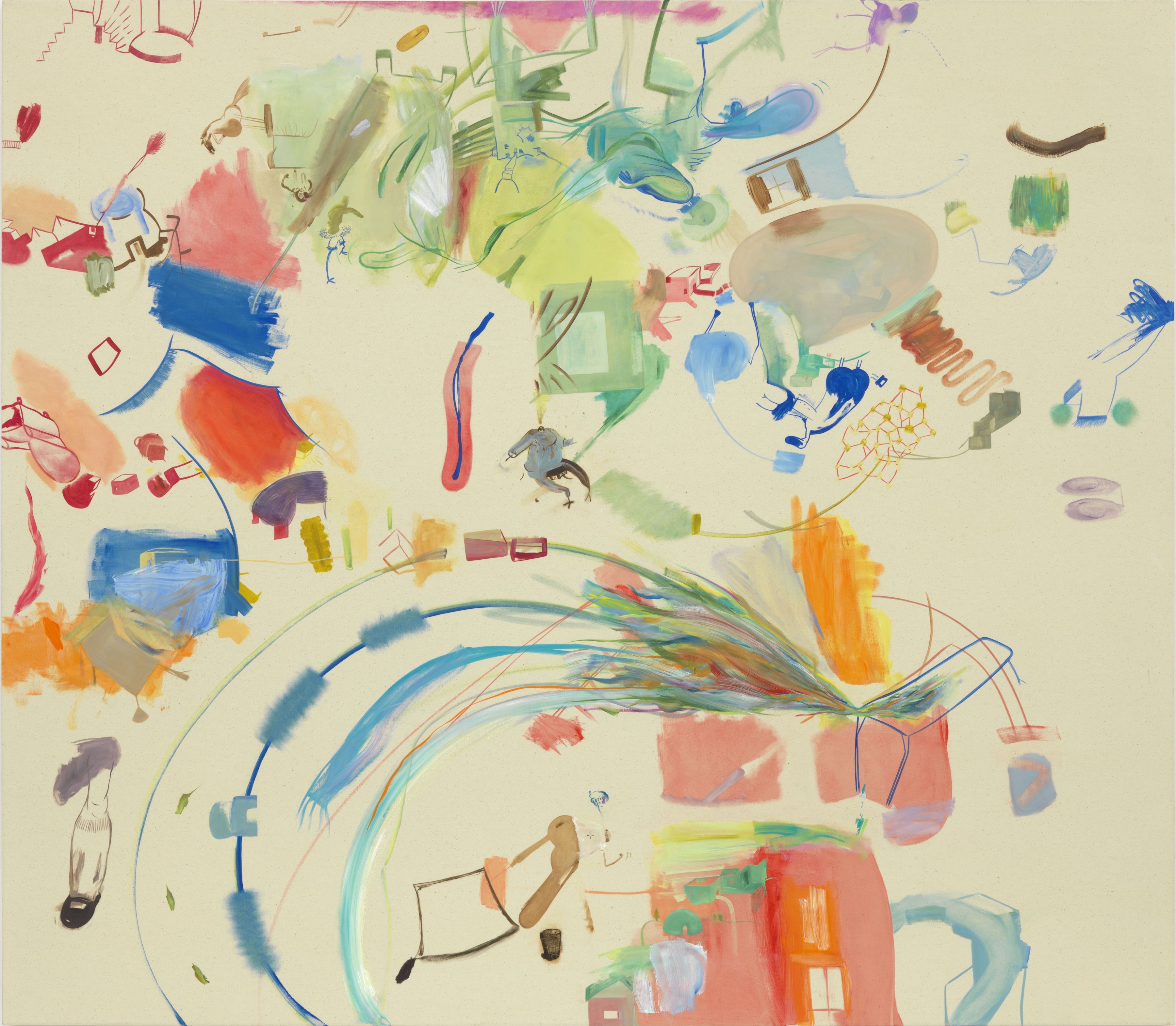 Sue Williams Passing Past, 2018