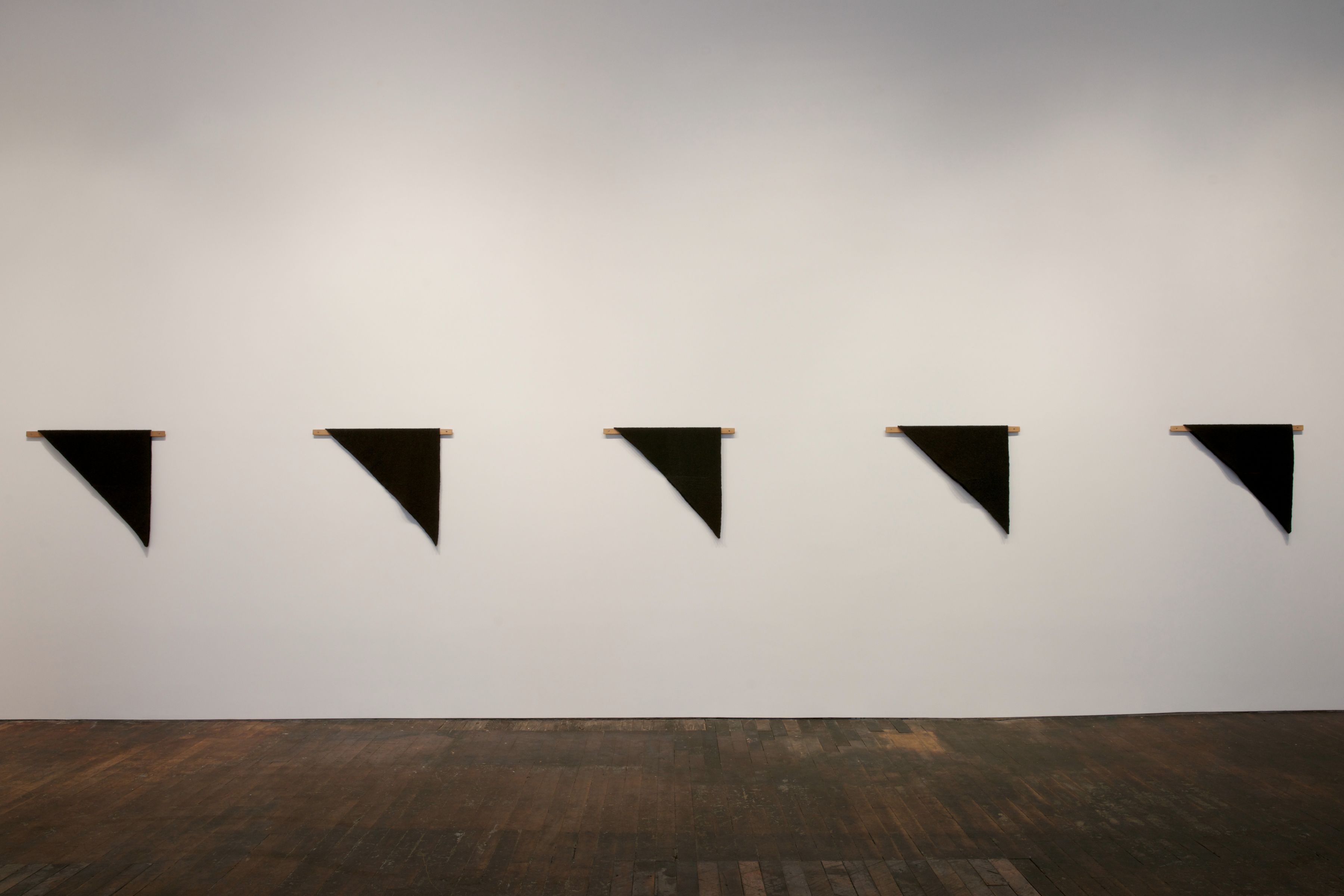 Helen Mirra: Waulked, – installation view 2