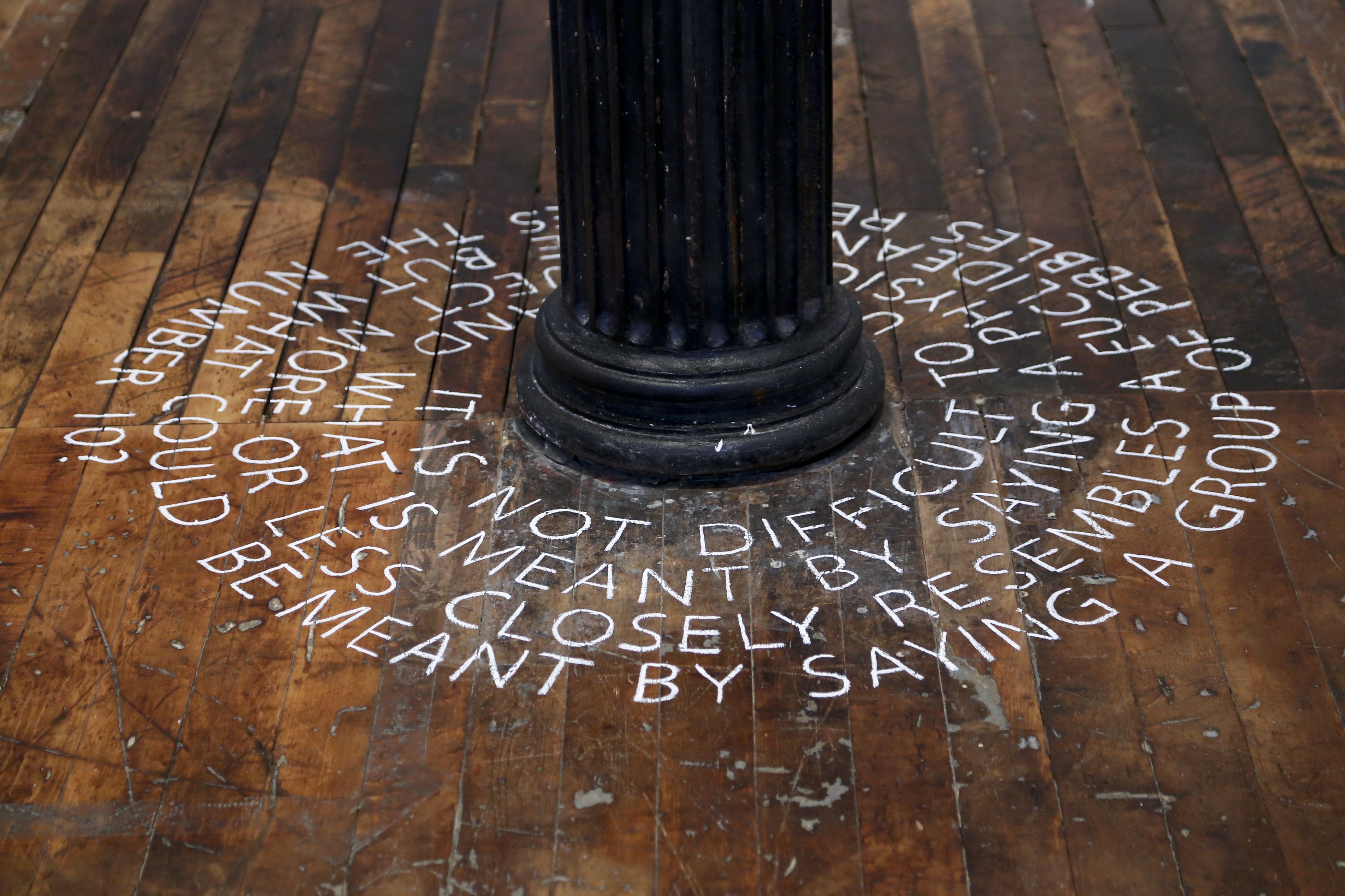 Mel Bochner Quotation (spiral)