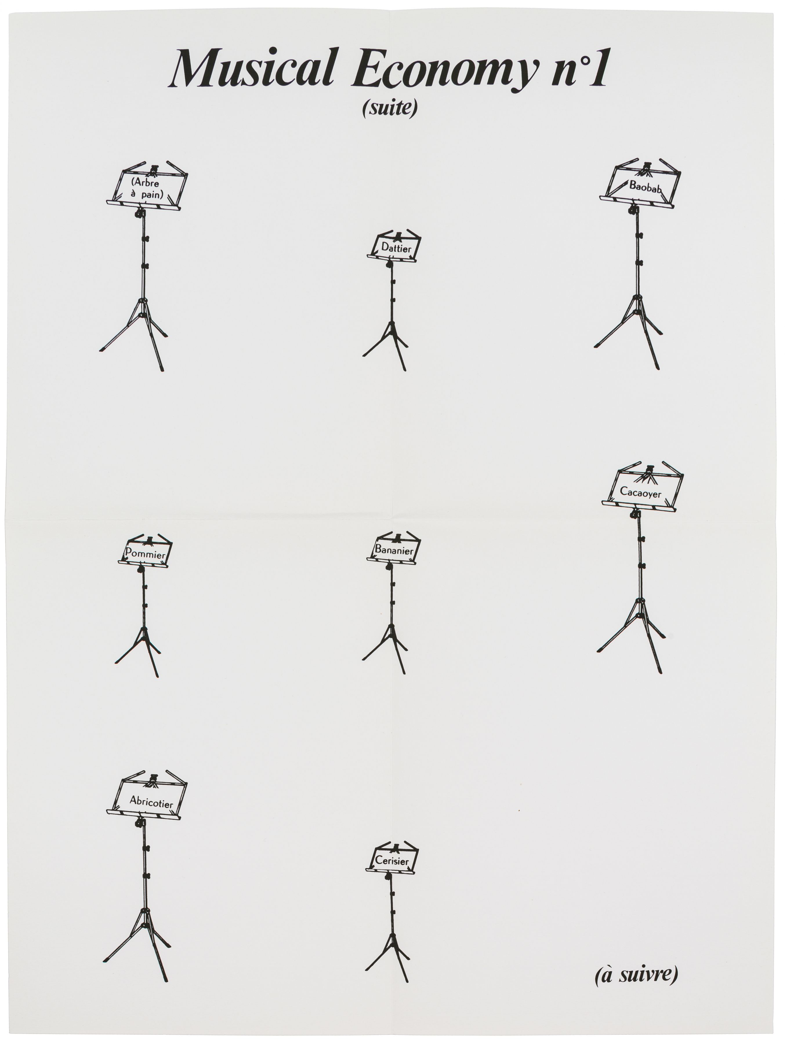 Musical Economy n°1, 1980