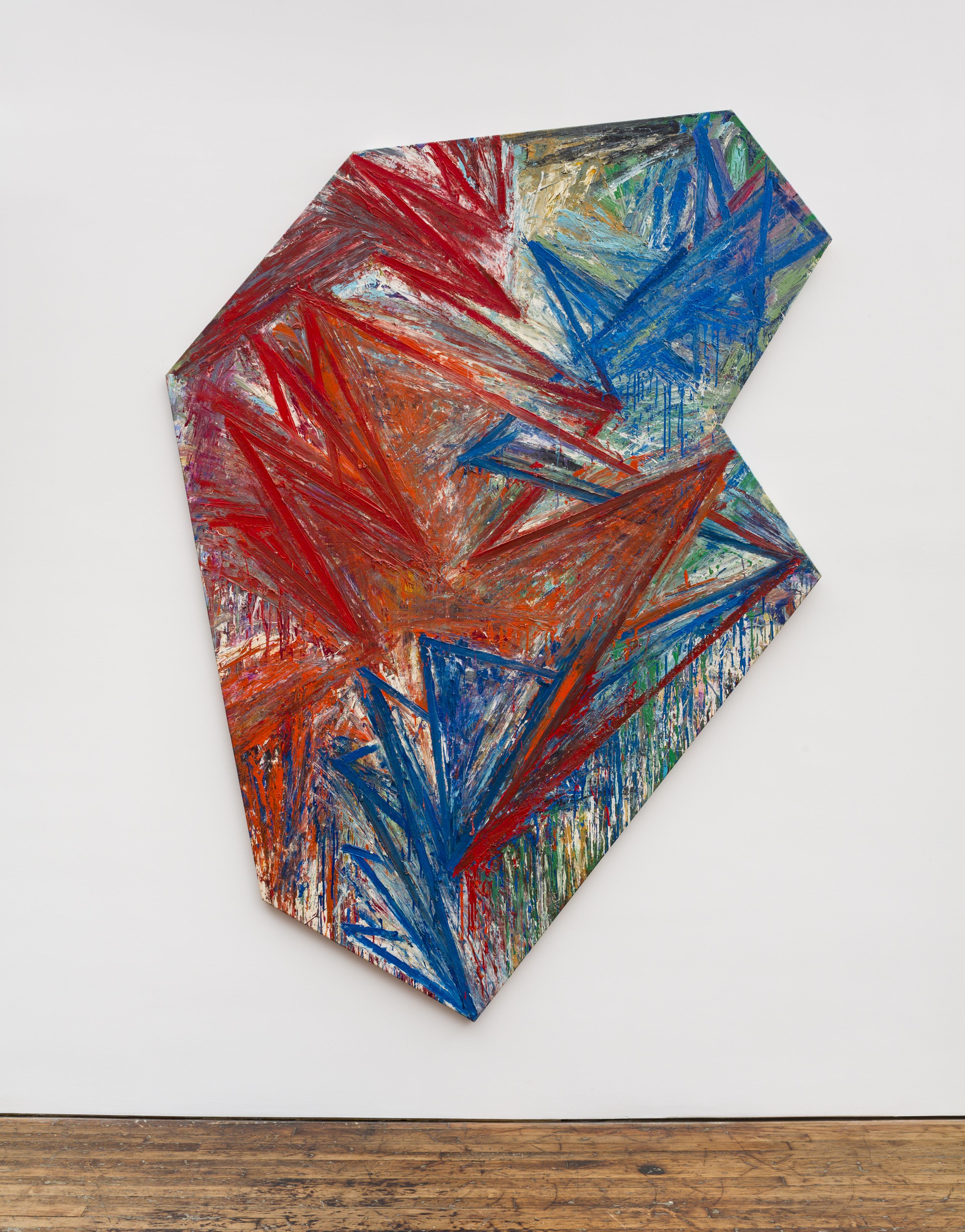 Palisade 1984 oil on sized canvas