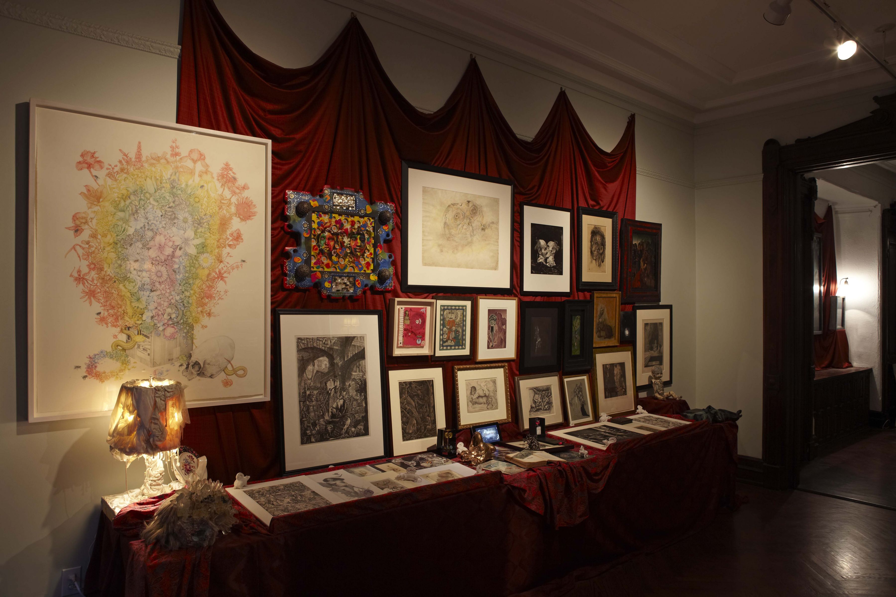 Night Scented Stock (Installation View), Marianne Boesky Gallery, Uptown, 2011