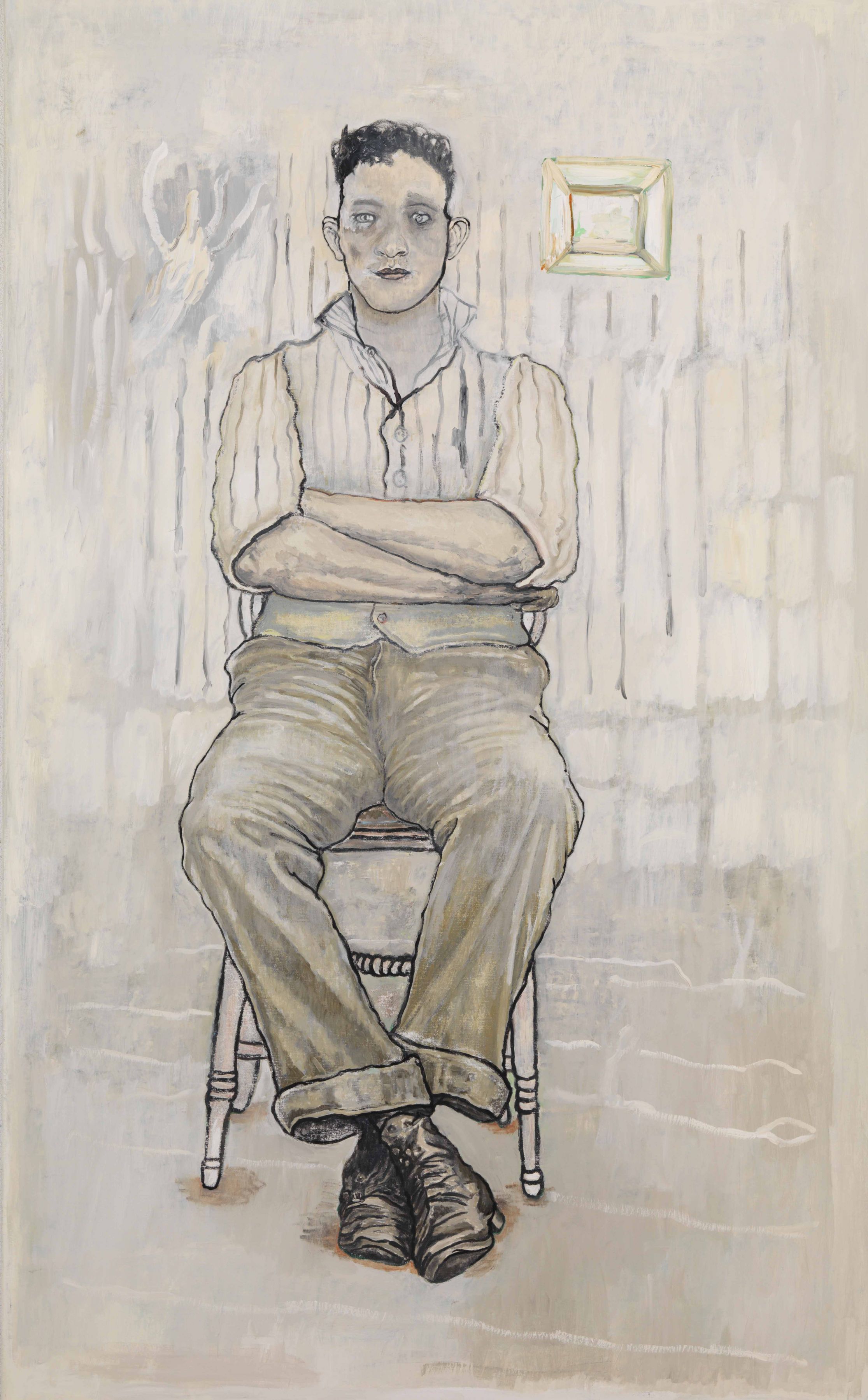House of Dwelling, 2010, Alkydoil on linen