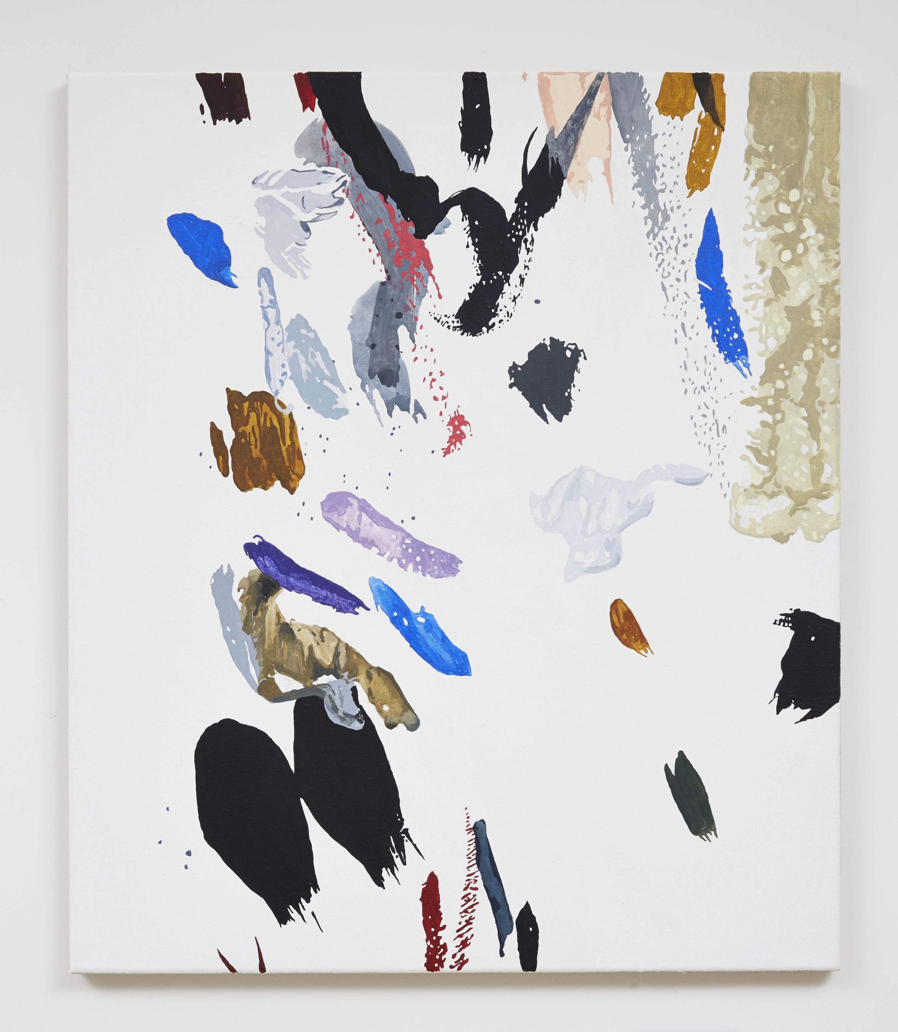 Material Evidence (Wall), 2014, Acrylic on linen