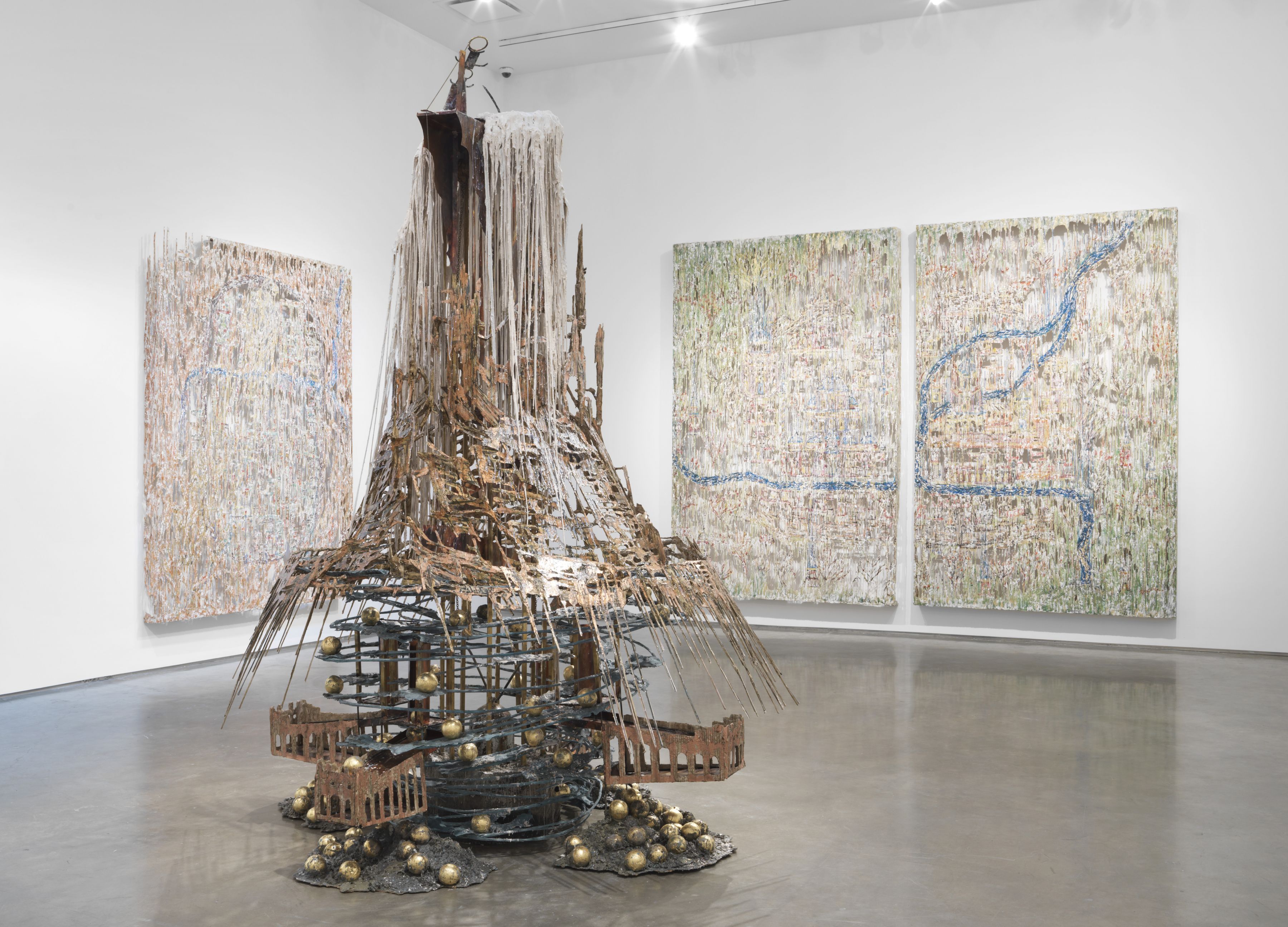 FALCON'S FORTRESS (Installation View), Boesky Gallery, 2017