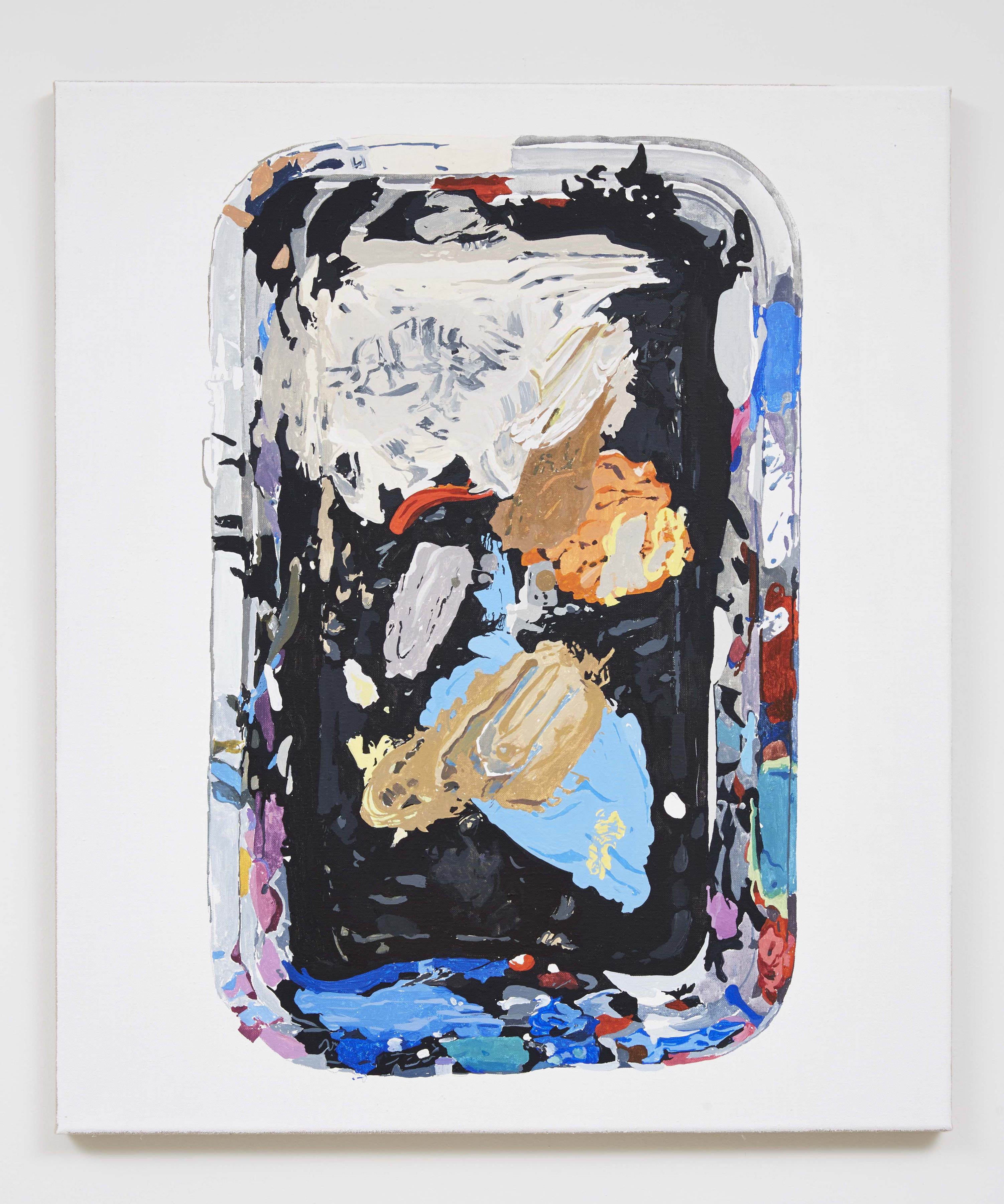 Material Evidence (Tray), 2014, Acrylic on linen