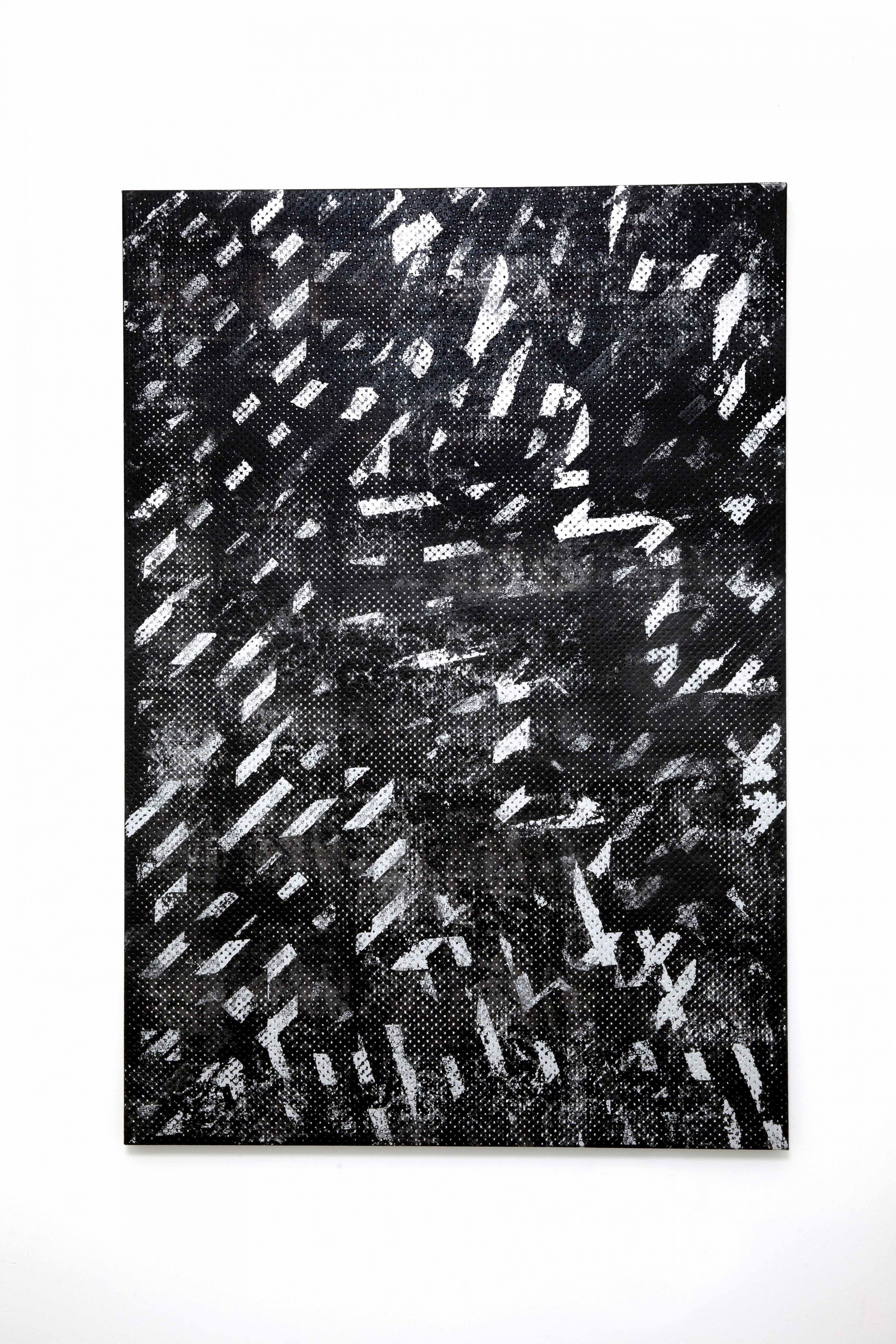 Popular Mechanics, 2014, Acrylic on pleather
