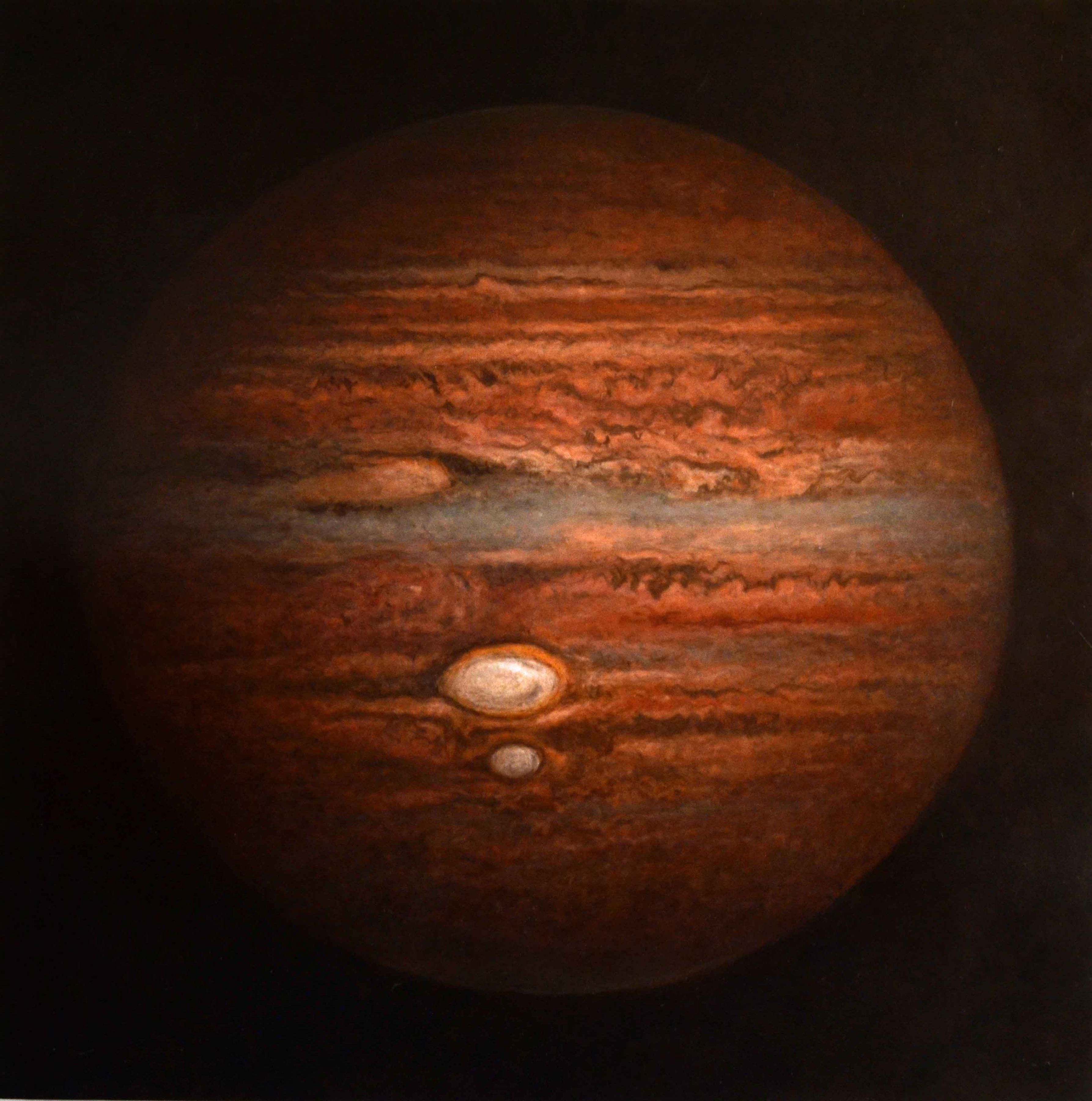 Jupiter, 60" x 60", Oil On Panel