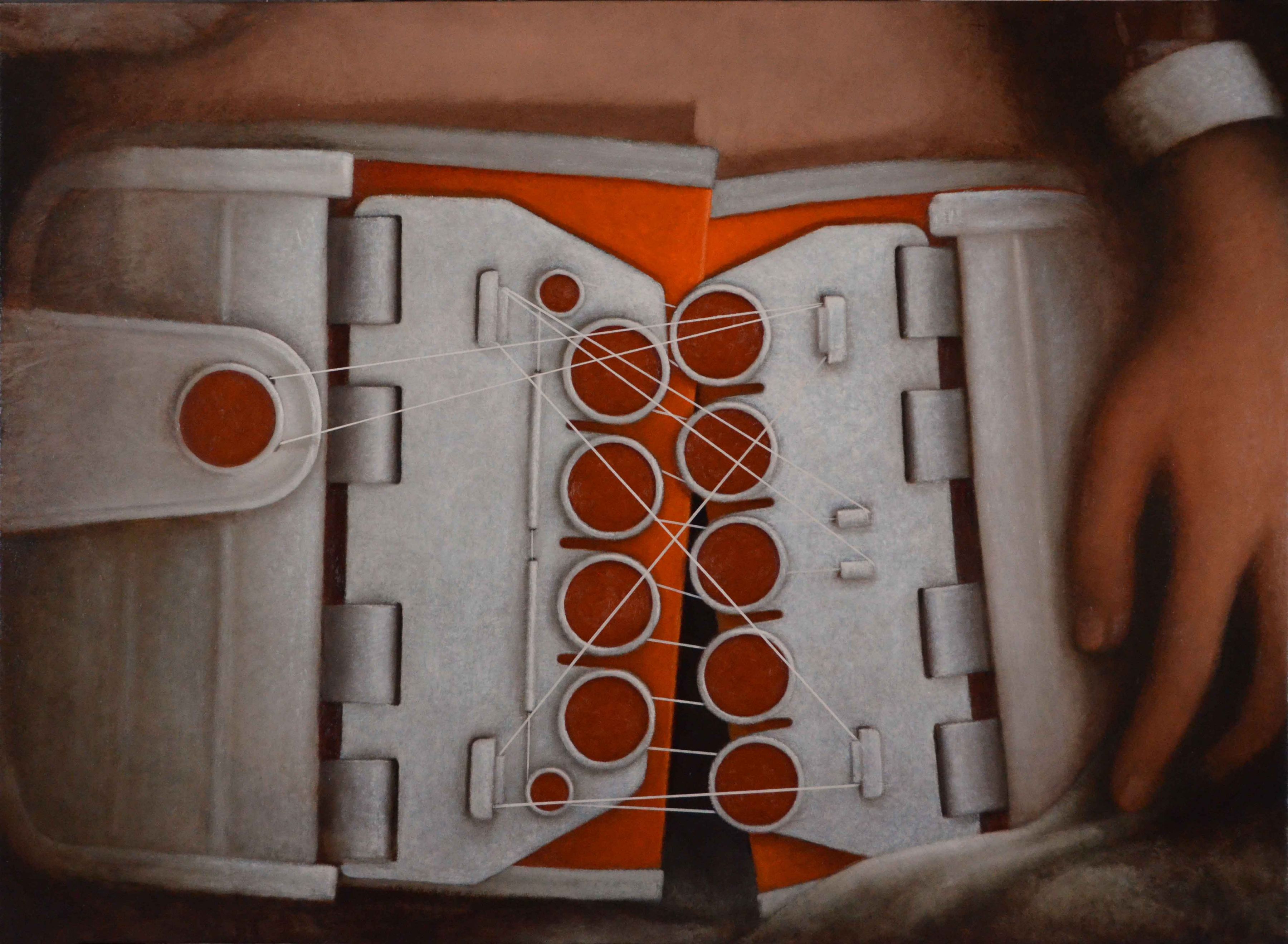 T-POD 39" x 53.5" Oil On Panel