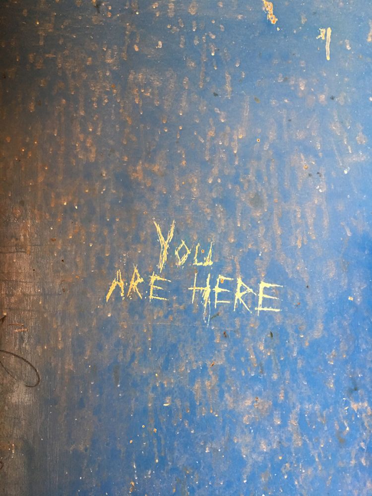 "You are here," Desert Center, California, 2007