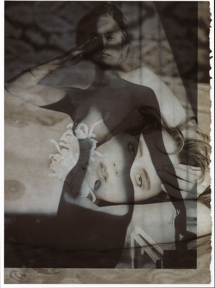 PP-Face-Figure-B, 1990 Dye bleach print from photogram 14 x 11 Inches