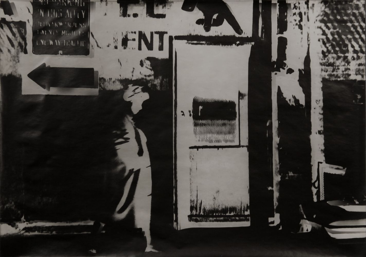 Venice Alley, 1963 Silver gelatin print 14 x 19 Inches