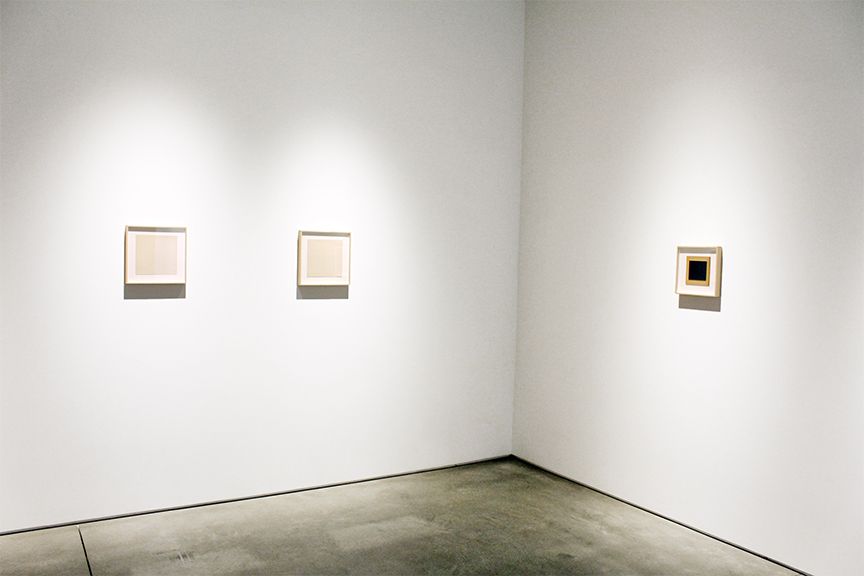 Robert Barry, Paintings and Works on Paper from the 1960s, installation view