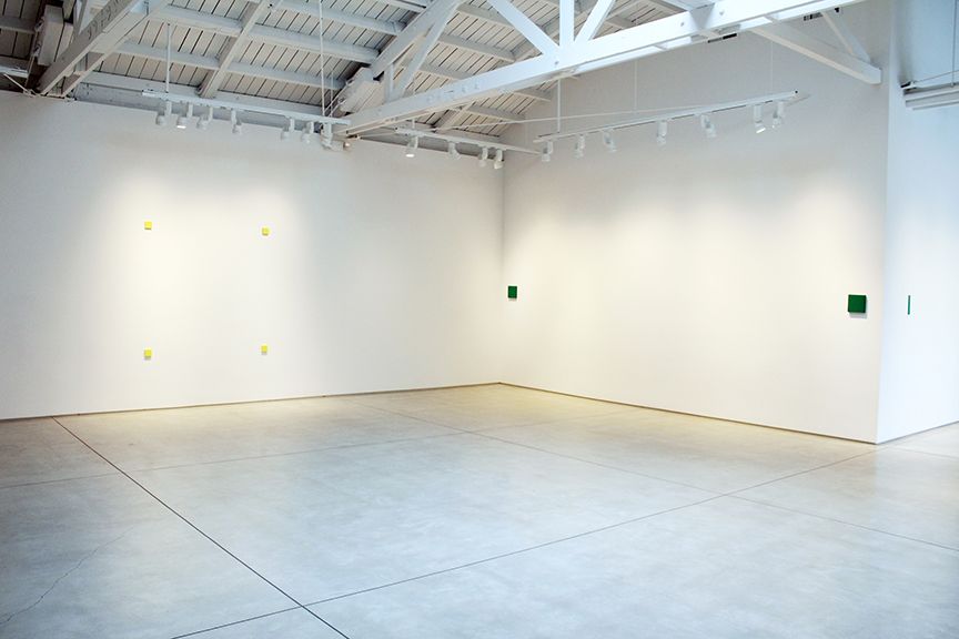 Robert Barry, Paintings and Works on Paper from the 1960s, installation view