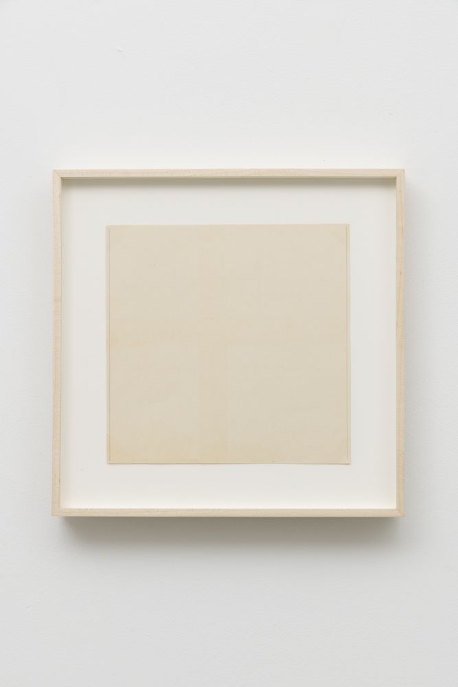 Untitled (two light vertical pencil lines), 1967
