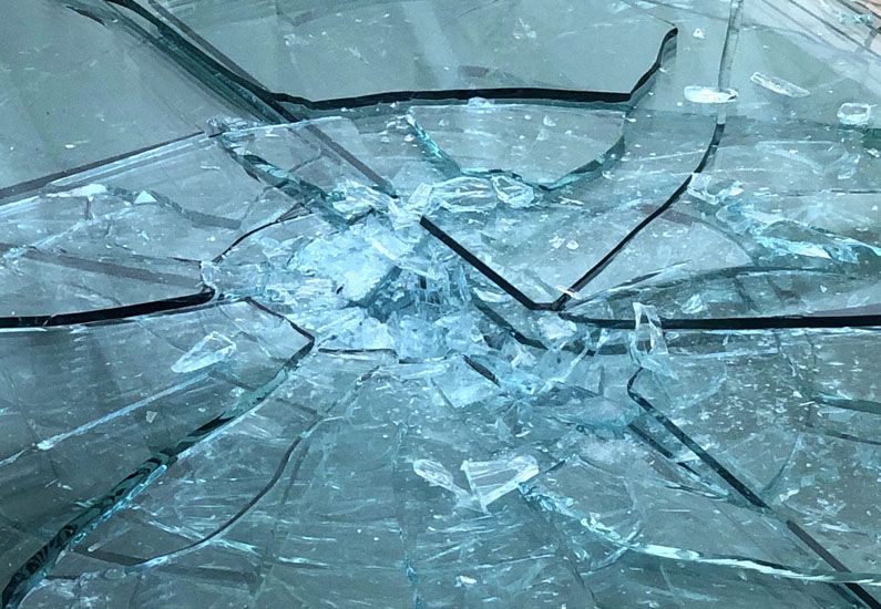 Barry Le Va, Shattered Off Center (detail), 1968-71/2020