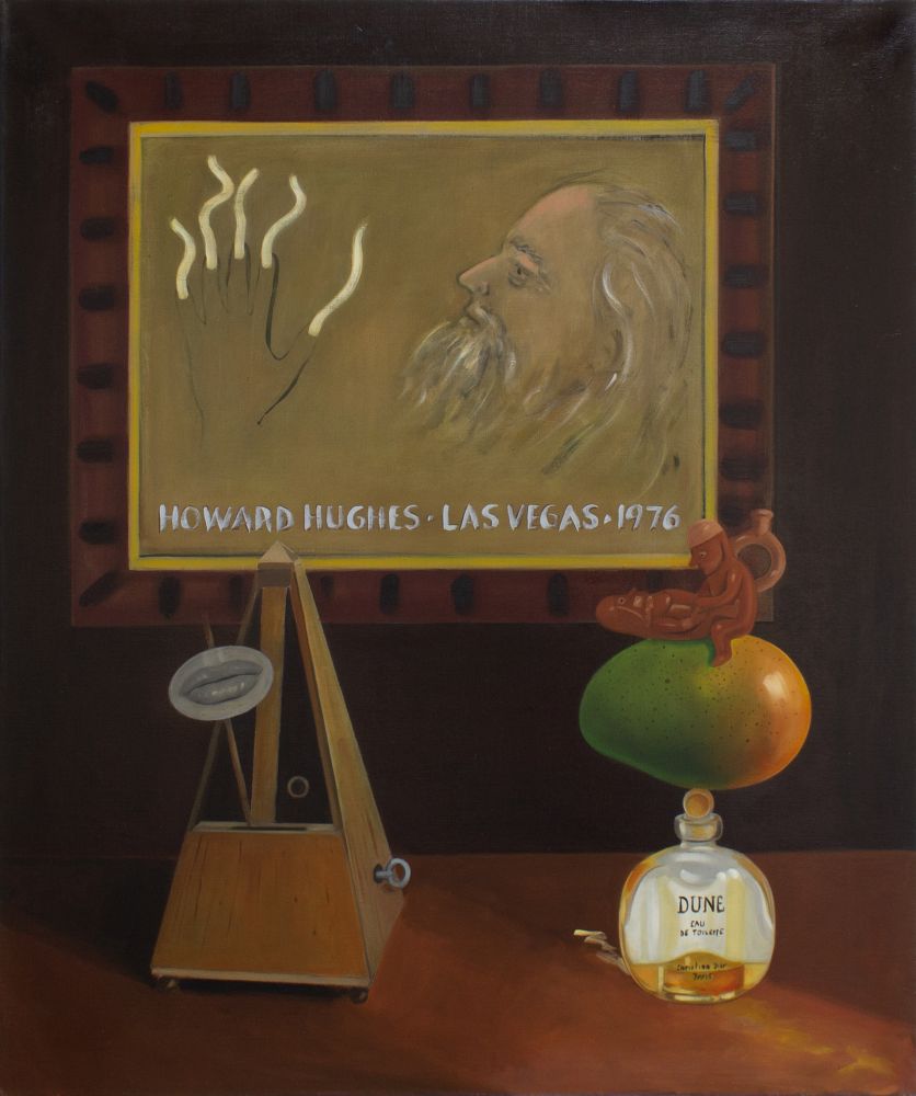 Raul Guerrero, Still Life with Portrait of Howard Hughes, 2012